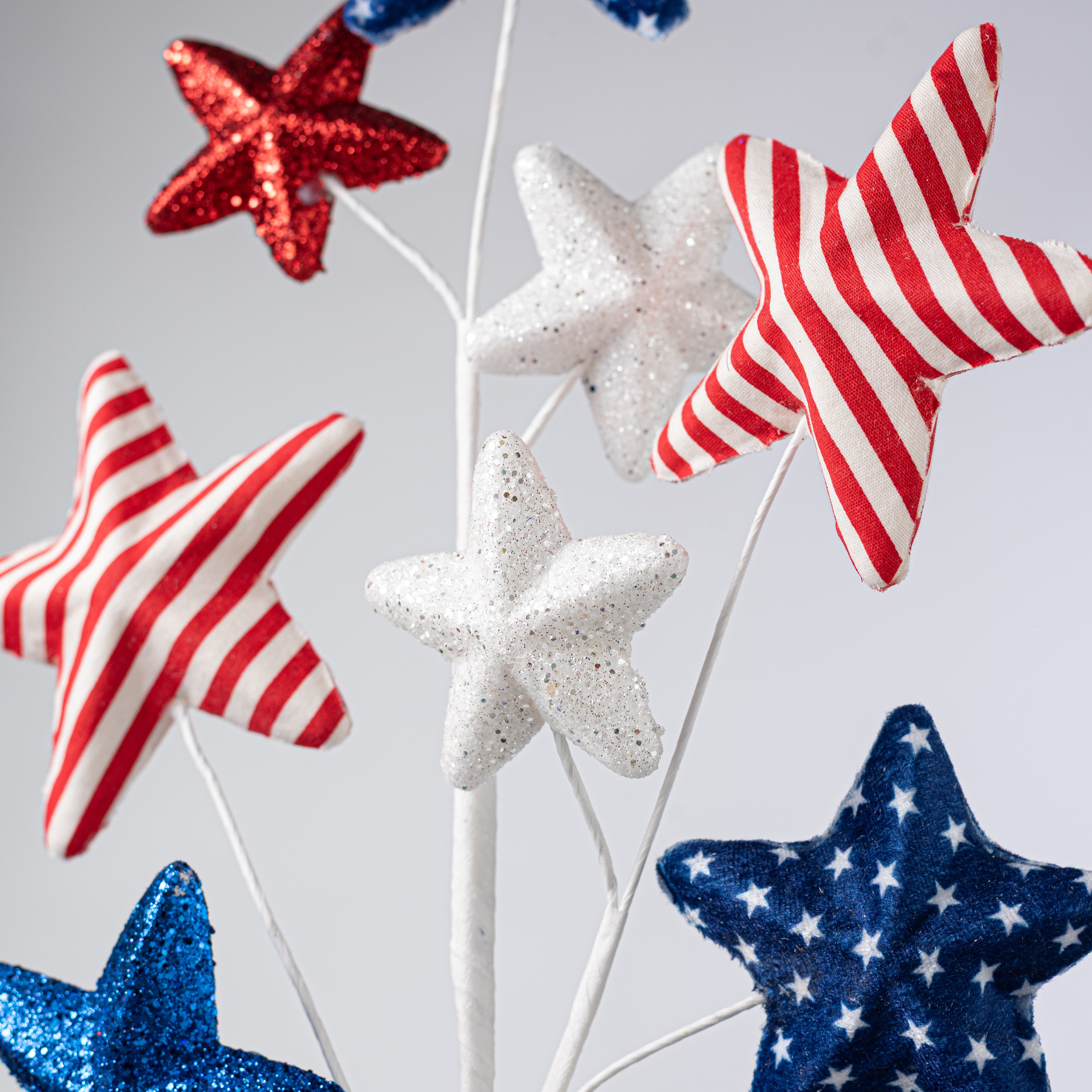 28" Stars & Stripes Patriotic Star Spray Lifestyle Photo