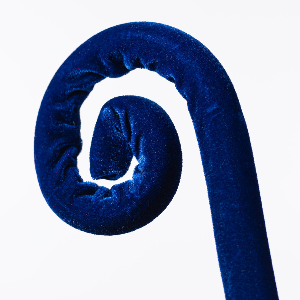 28" Velvet Spiral Curly Spray: Royal Blue Lifestyle Photo