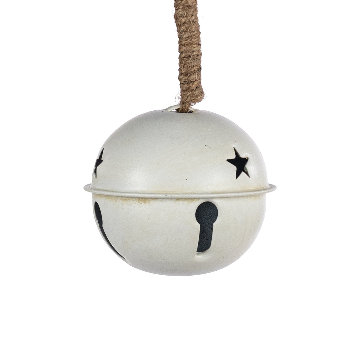 3.5" Jingle Bell Ornament: Antique White Item Number: XC428542