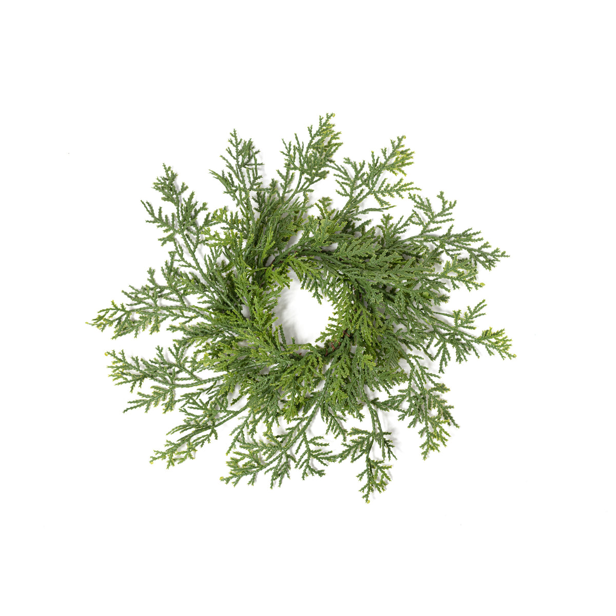 3.5" Soft Touch Cascading Cedar Candle Ring Item Number: 510363