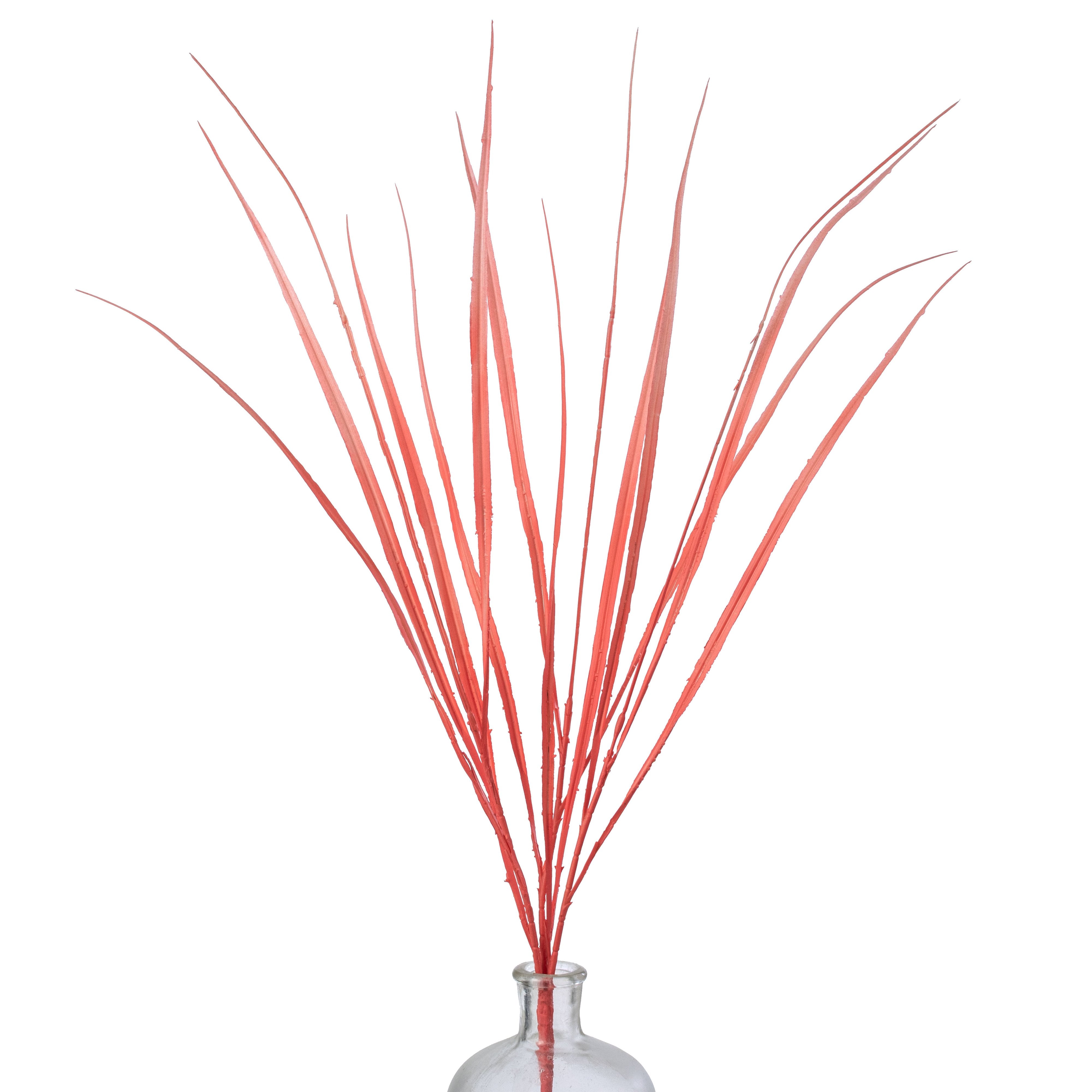30" Plastic Sword Grass Bush: Coral Item Number: 64007CO