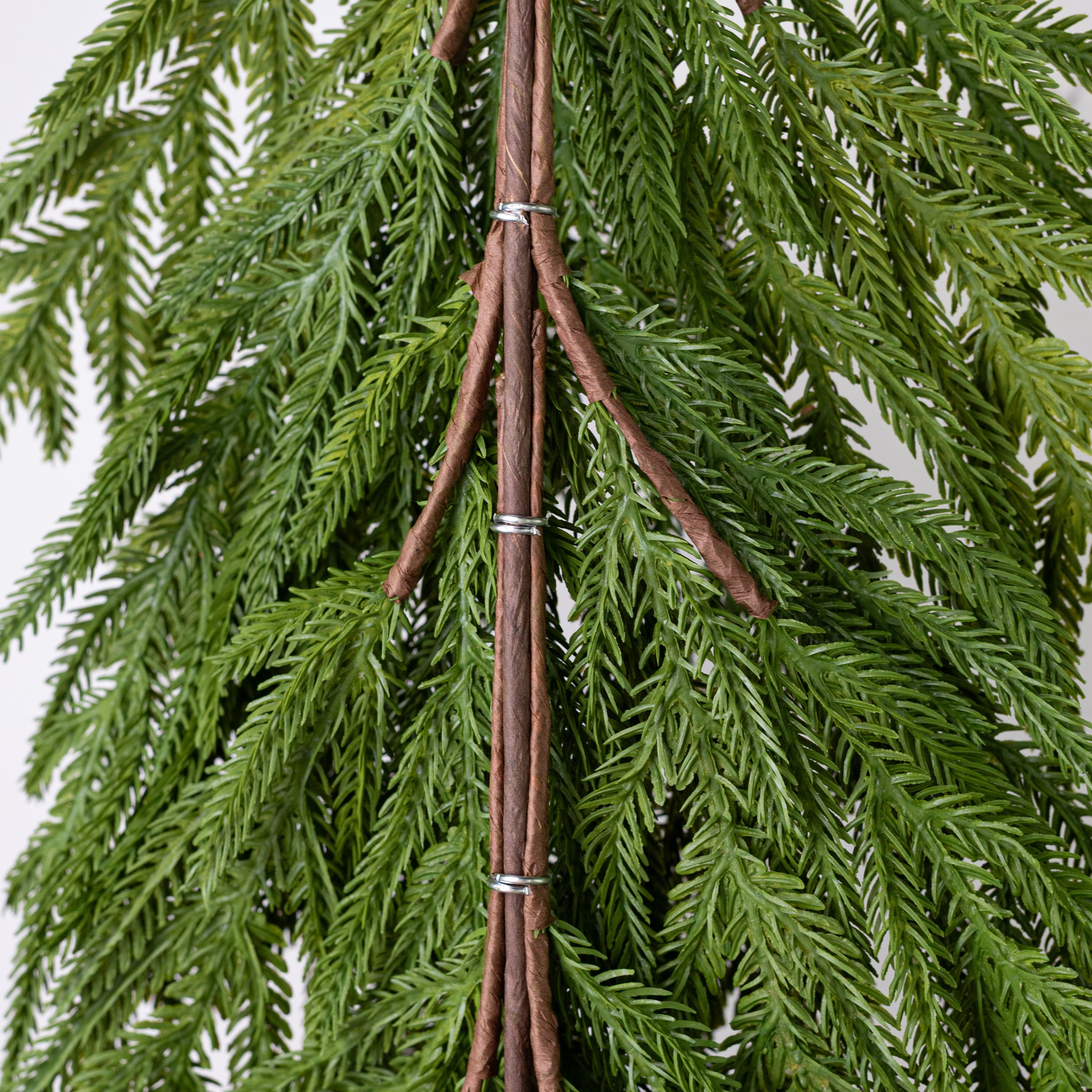 30" Soft Touch Evergreen Norfolk Pine Teardrop detail photo 4