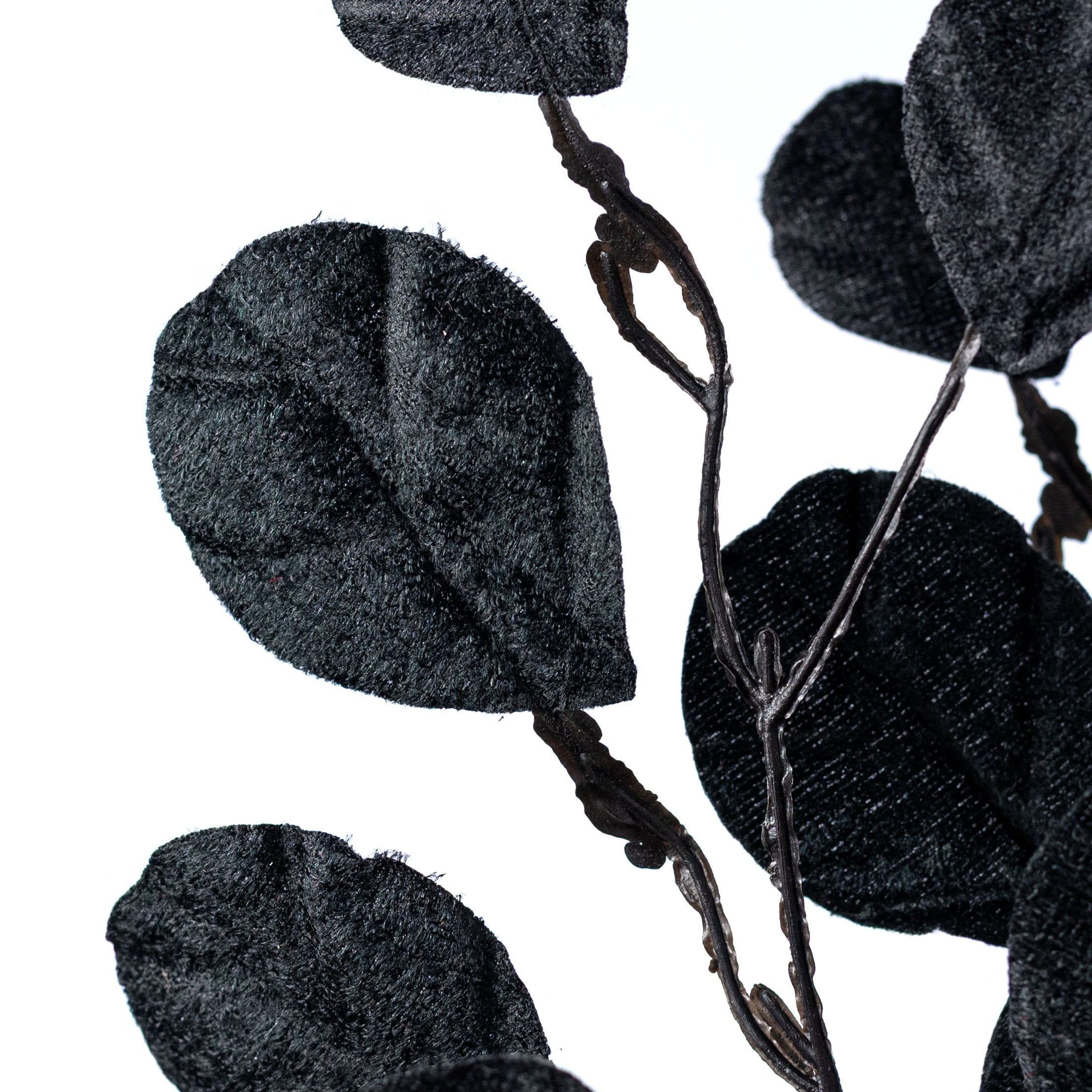 30" Velvet Eucalyptus Spray: Flat Black Lifestyle Photo