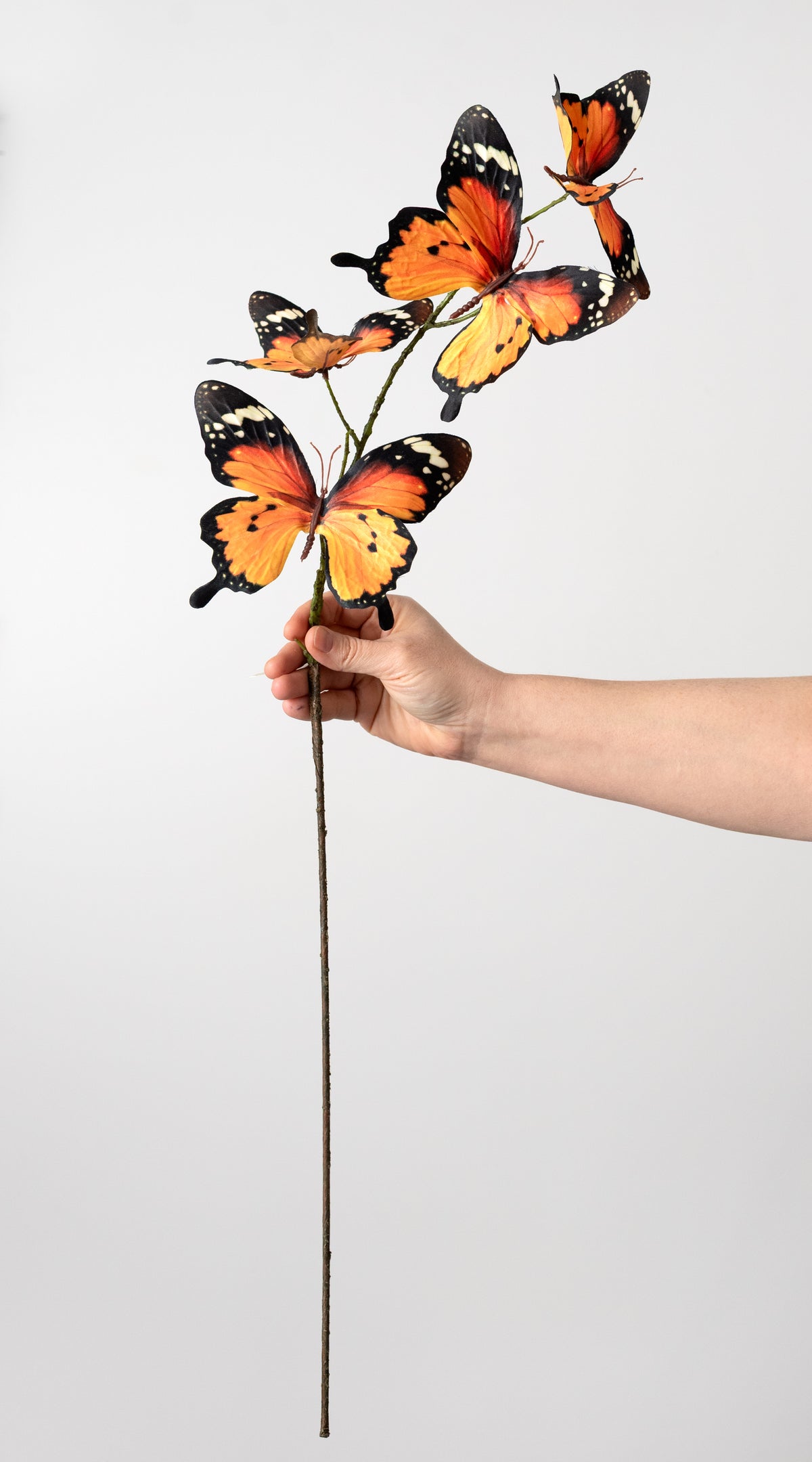 32" Fabric Butterflies Spray: Monarch detail photo 3