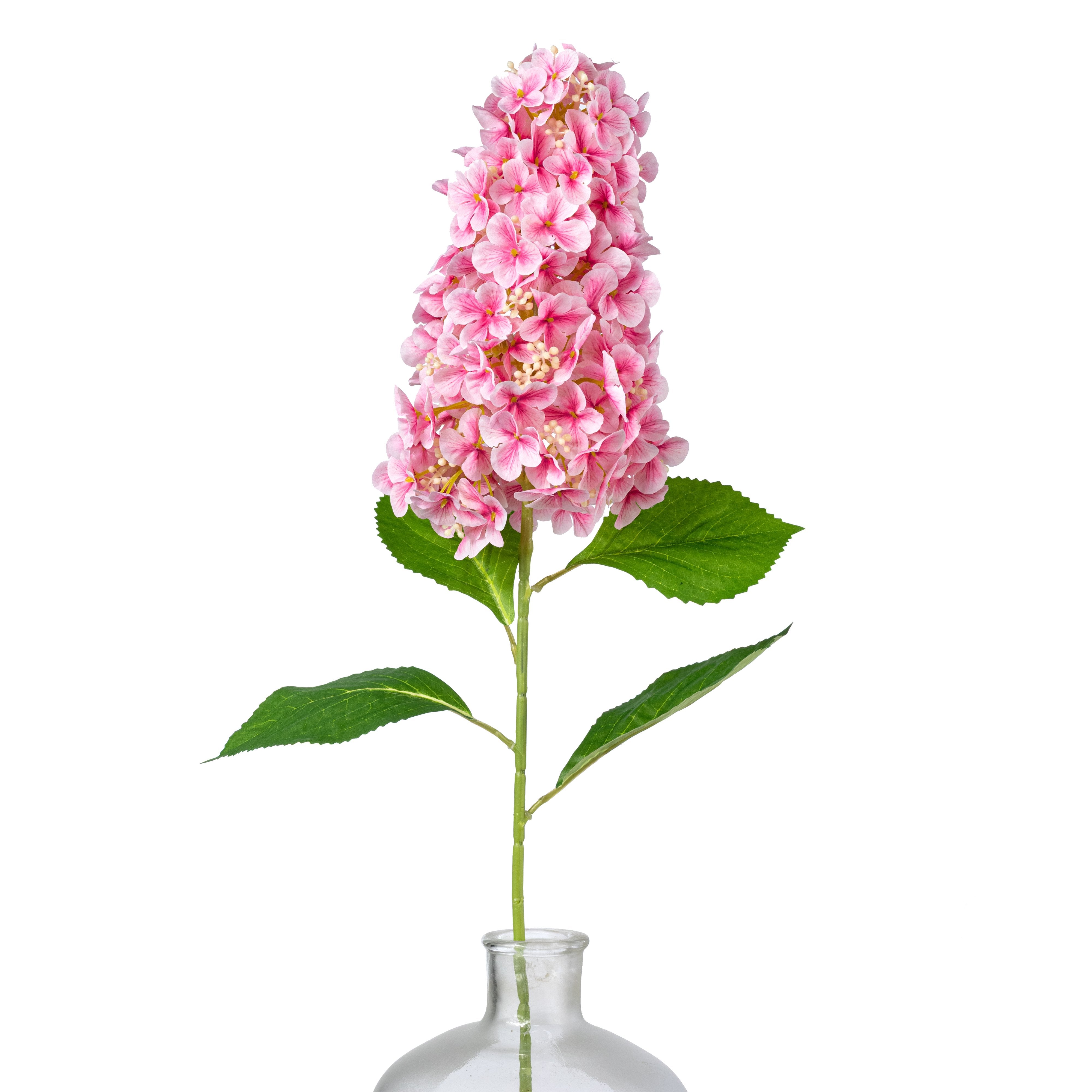 32" Fabric Cone Hydrangea Stem: Pink Item Number: FS396234