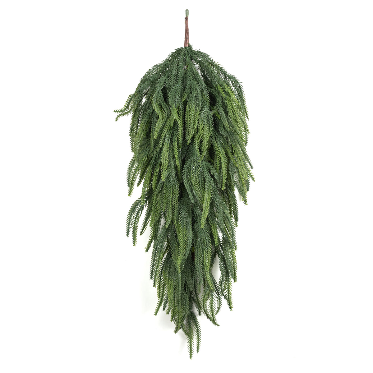32" Real Touch Norfolk Pine Teardrop Swag: Evergreen (45 Tips) Item Number: 87022TE32