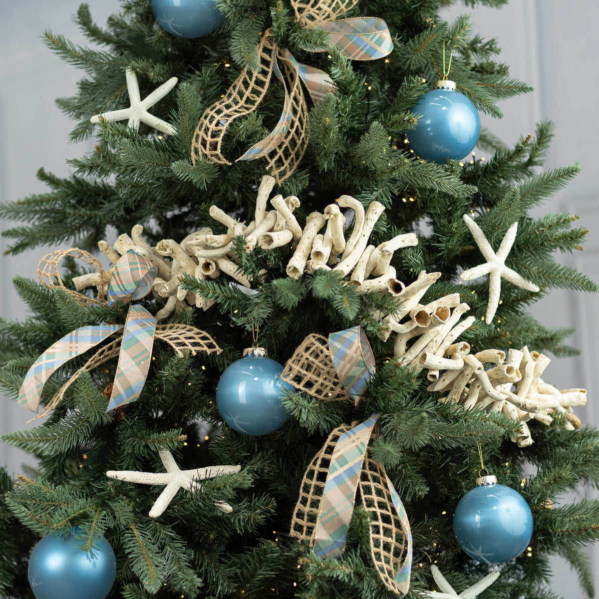 39" Pepe Cone Hanging Garland: Bleached Lifestyle Photo