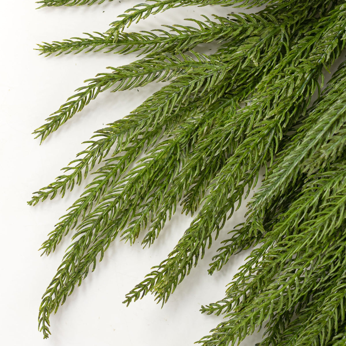 45" Real Touch Norfolk Pine Garland: Dark Green detail photo 3