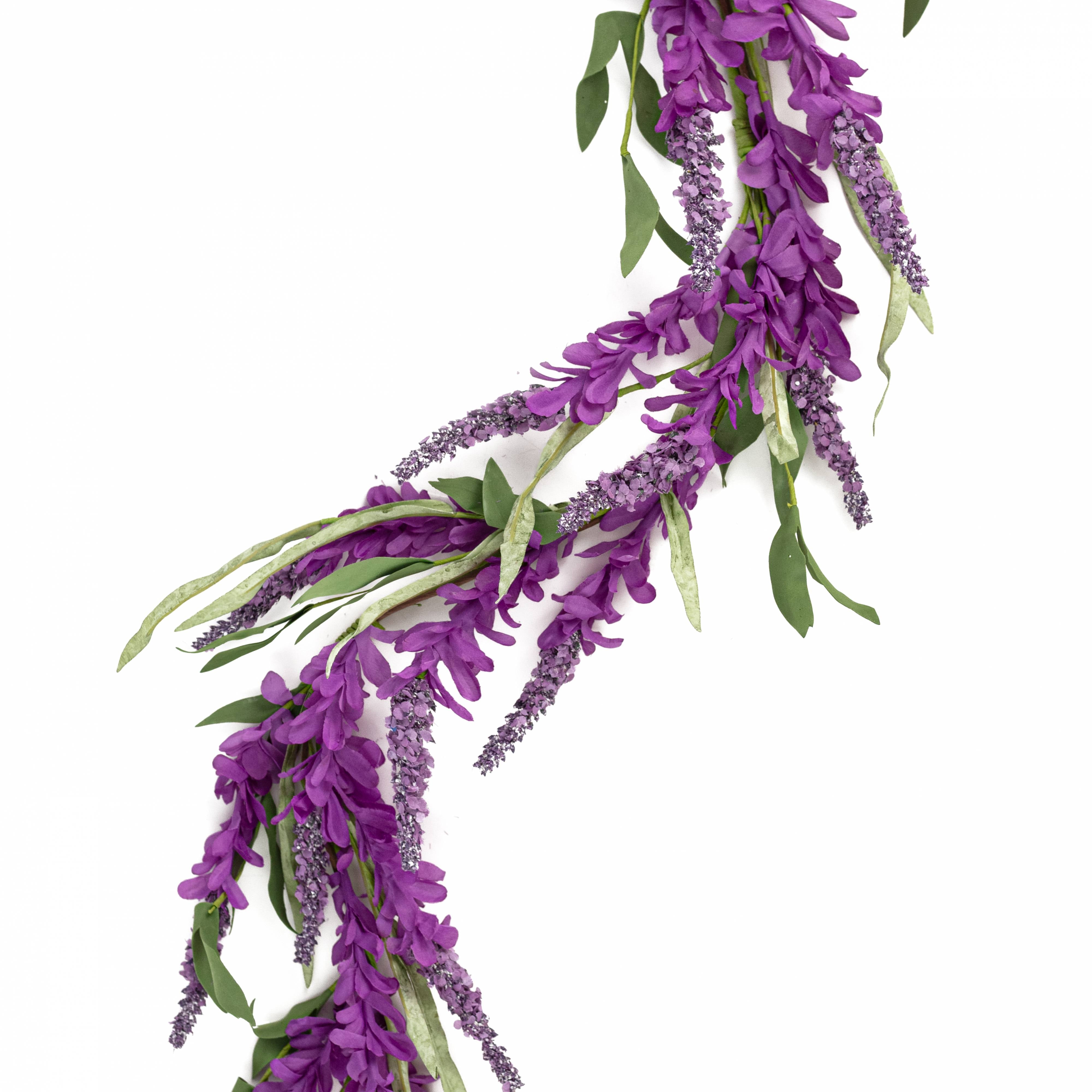 48" Bluebonnet Flowers Garland: Purple Heather Item Number: 35611
