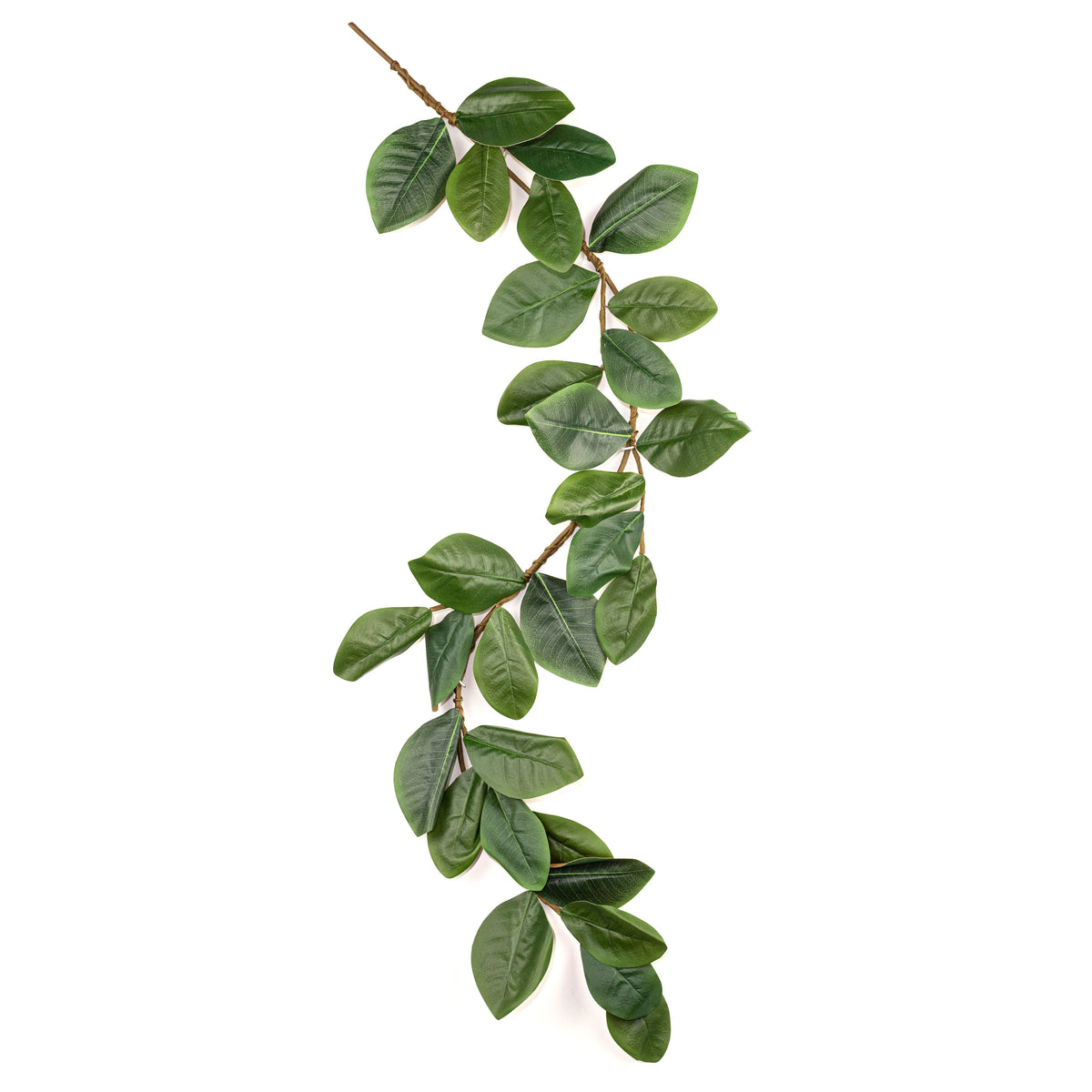 48" Sweetbay Magnolia Leaves Garland detail photo 6