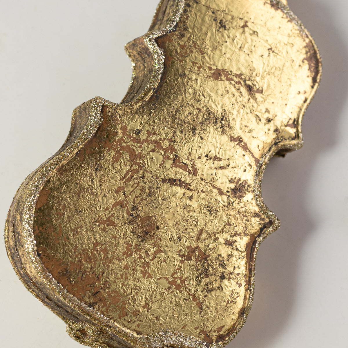 7-11" Musical Instrument Ornaments: Antique Gold (4 Assorted) detail photo 4