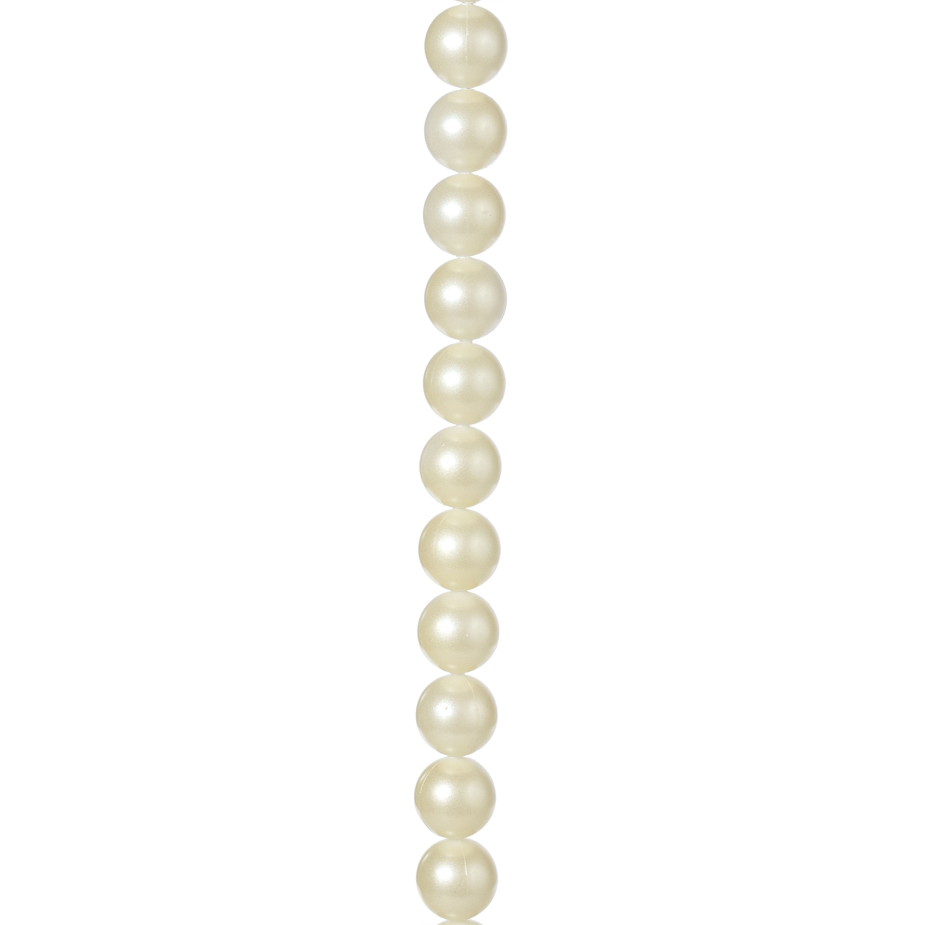 72" Pearl Garland: 30mm Ivory (60 Pearls) detail photo 4