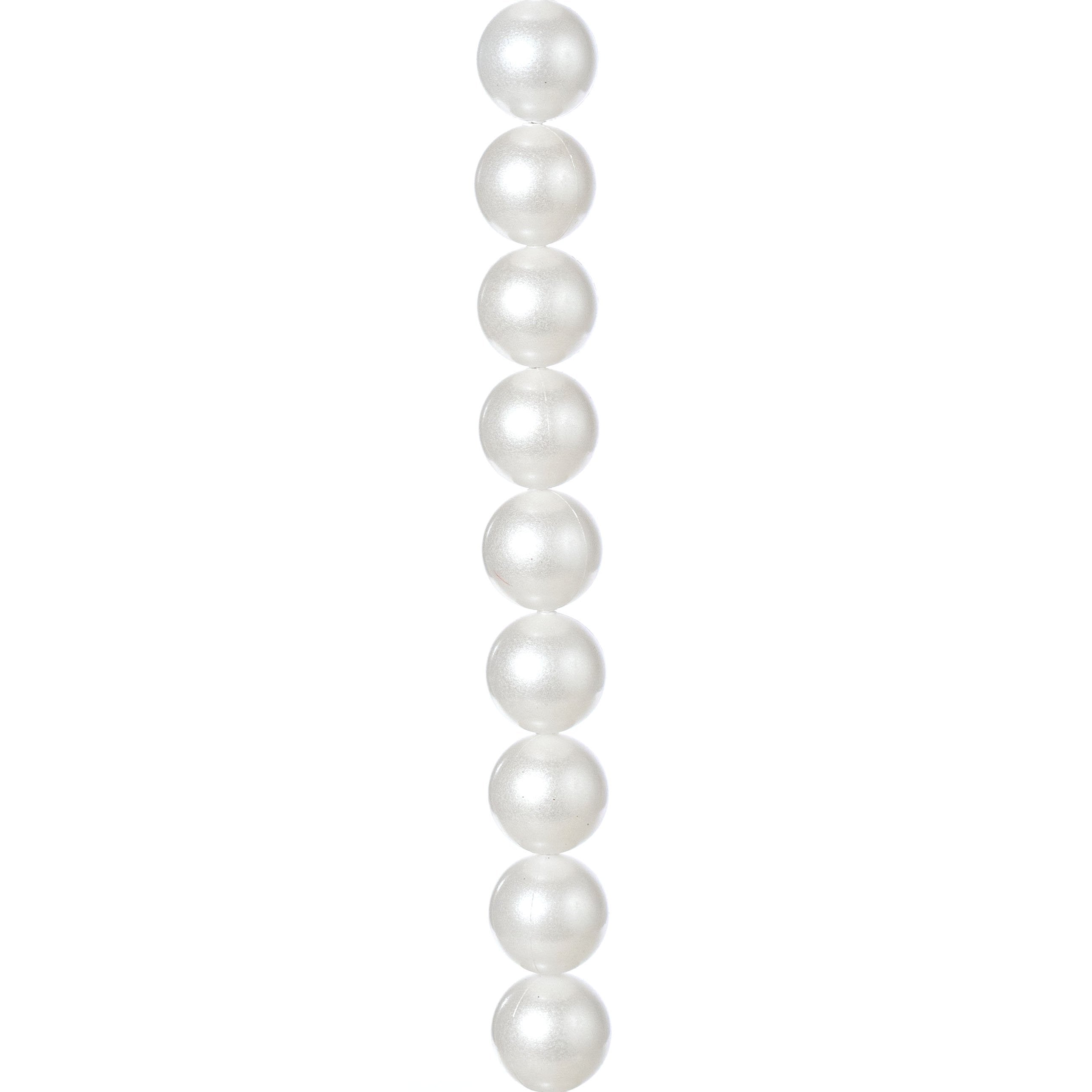 72" Pearl Garland: 30mm White (60 Pearls) detail photo 4