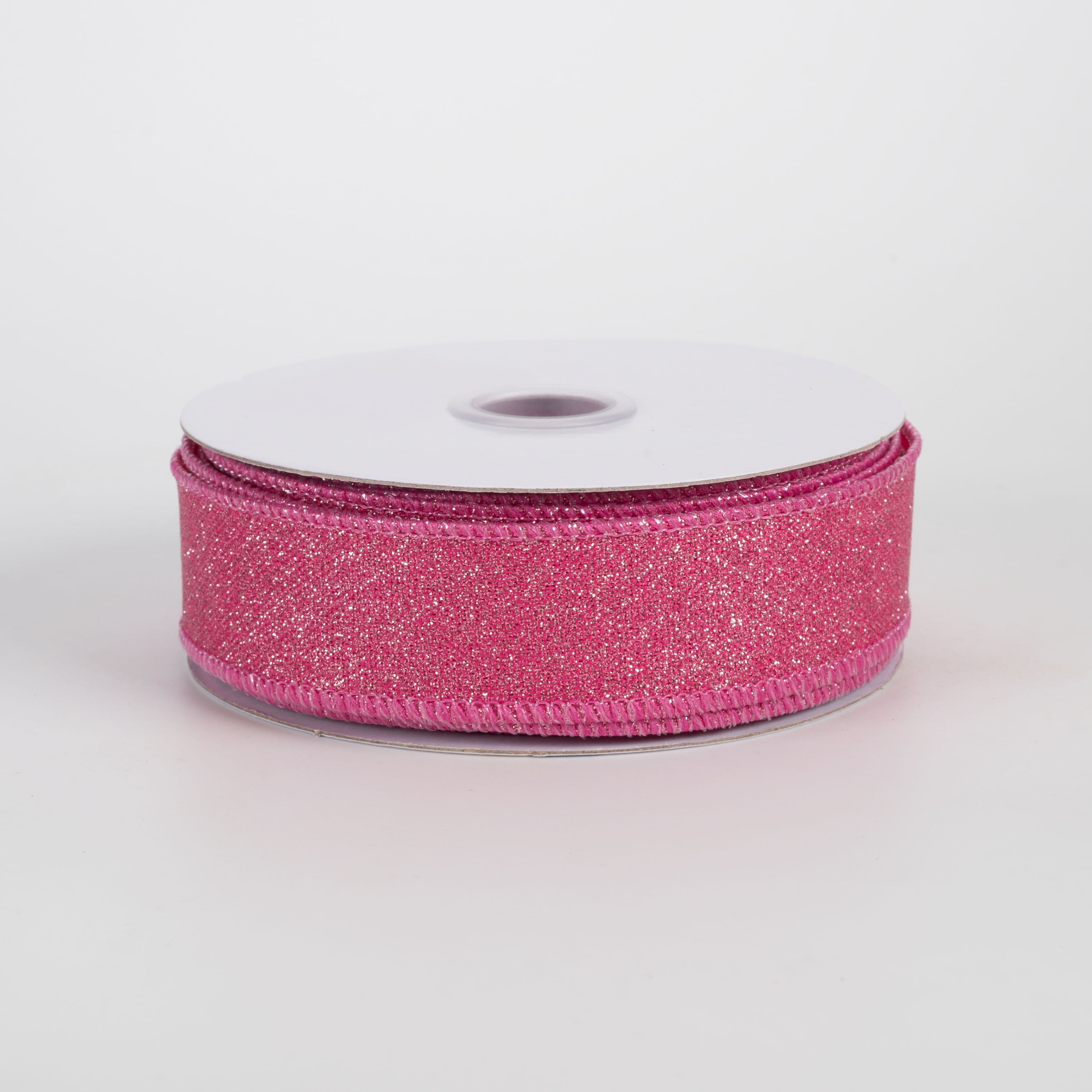 7/8" Fine Glitter on Royal Ribbon: Fuchsia (10 Yards) Item Number: RGE778907
