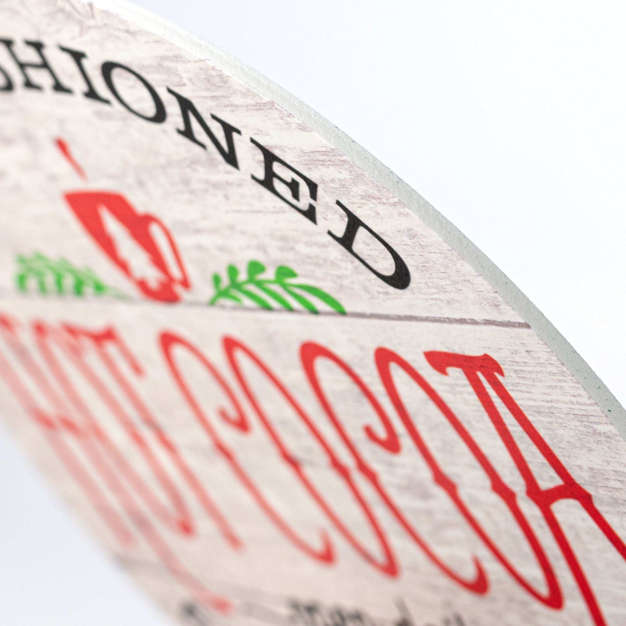 8.5" Round Waterproof Sign: Hot Cocoa