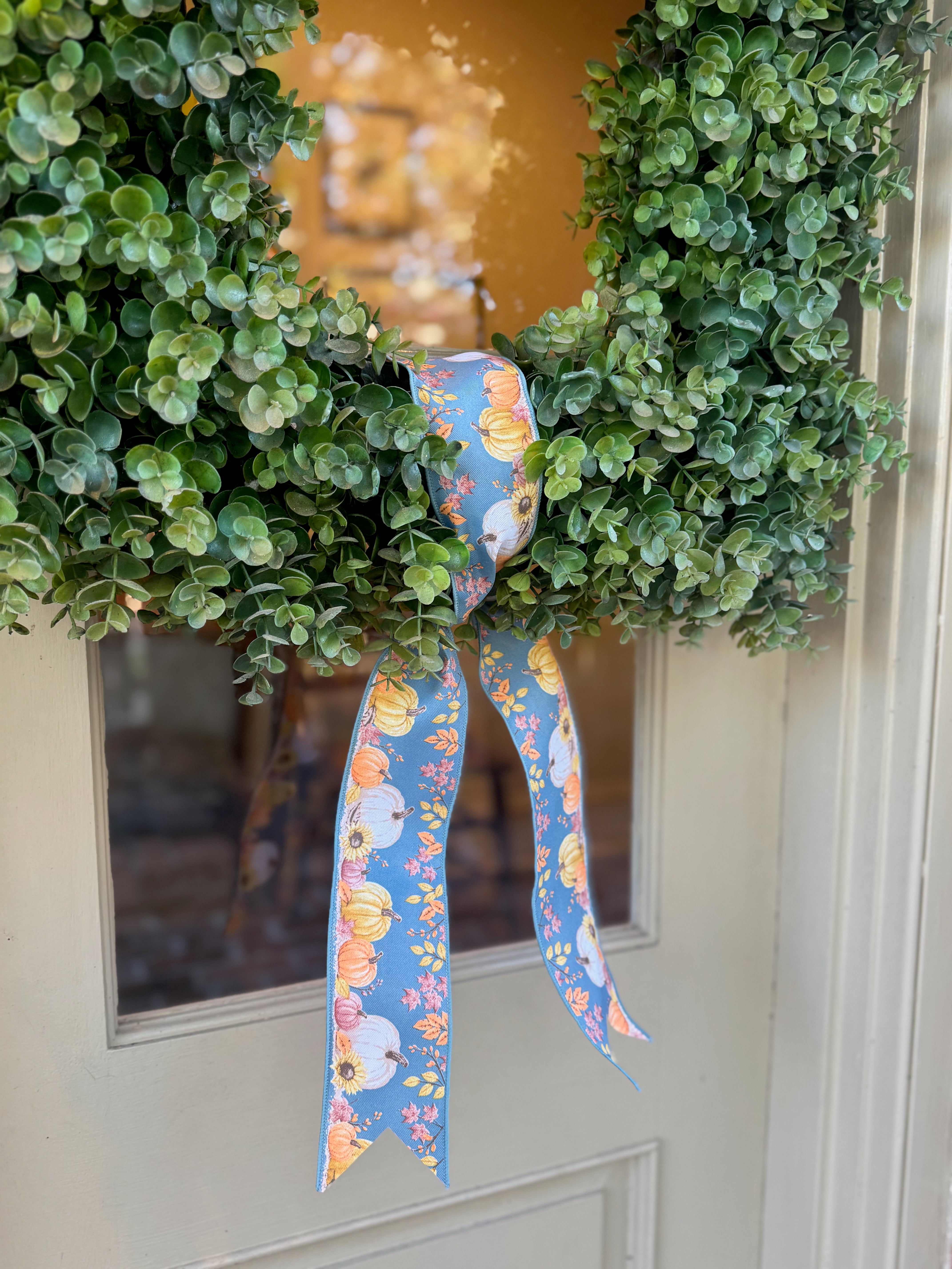 22" Square Eucalyptus Wreath
