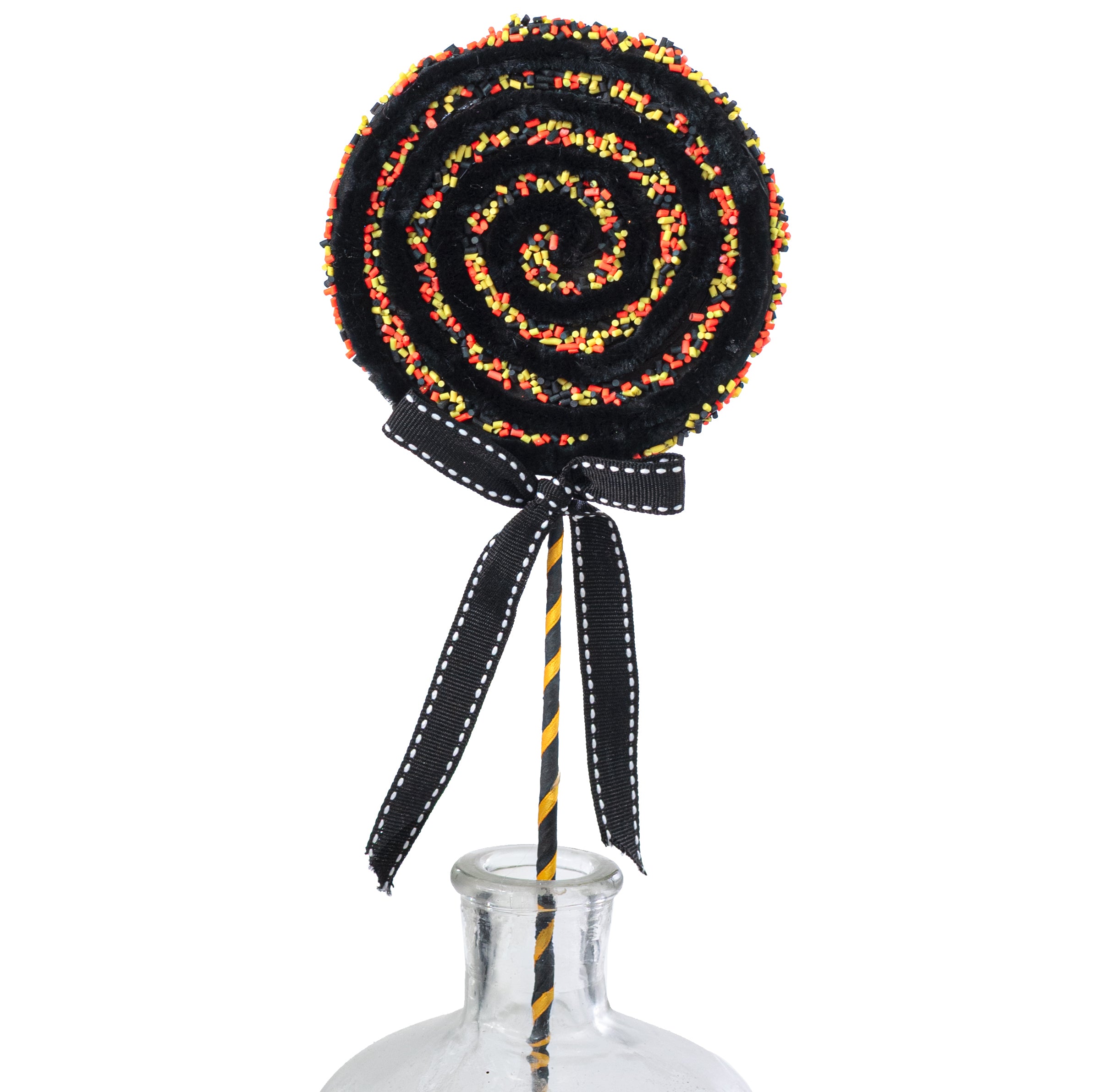 16" Lollipop Sprinkle Pick: Halloween