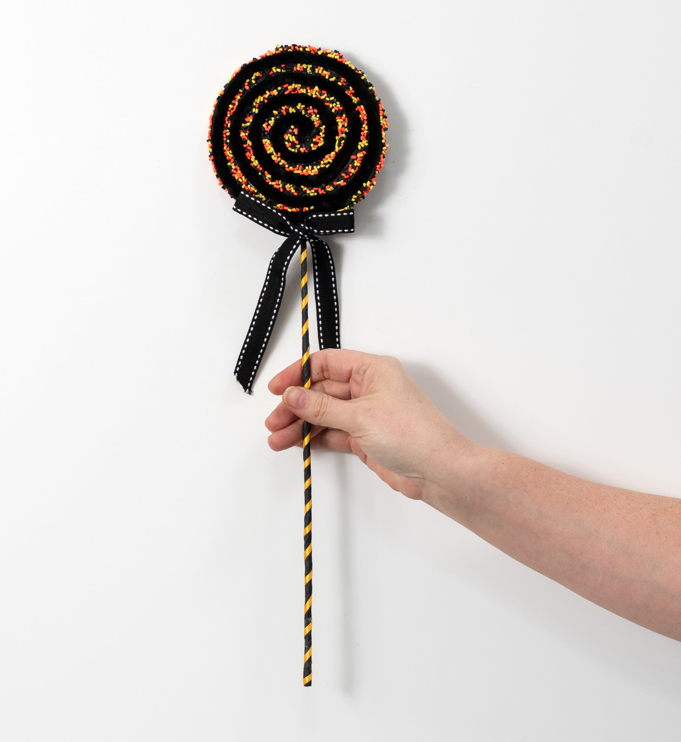 16" Lollipop Sprinkle Pick: Halloween