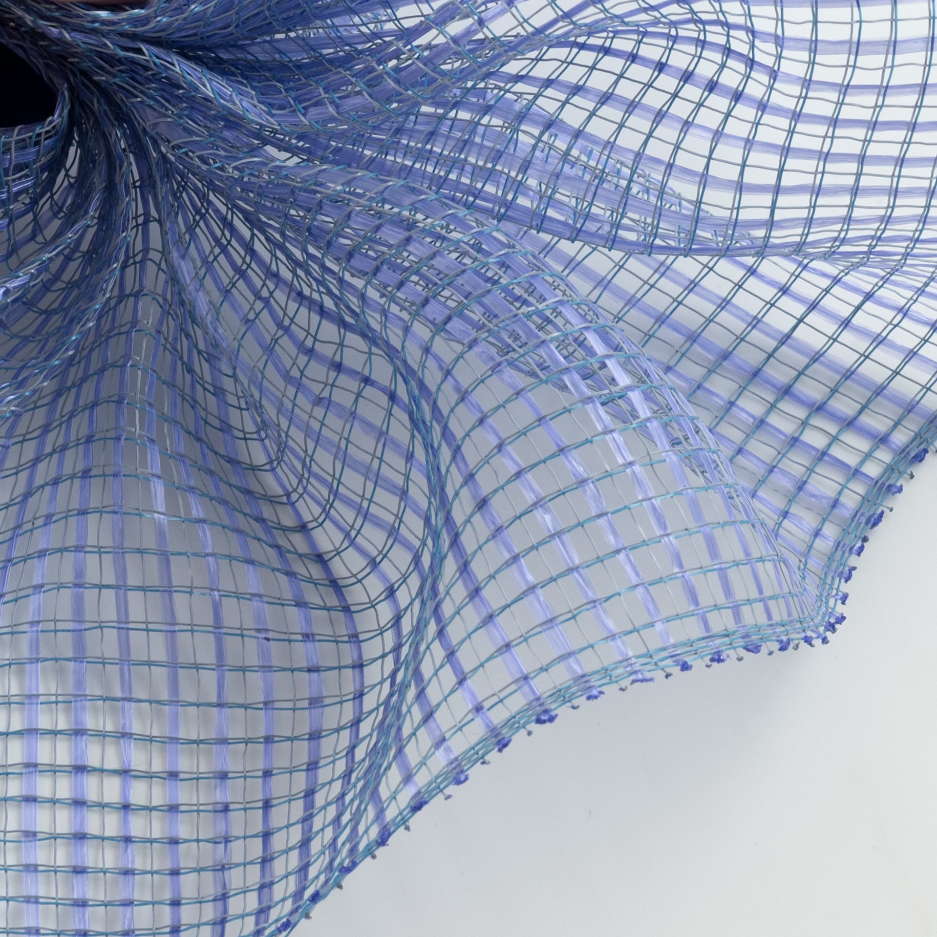 10" Wide Strip Mesh: Country Blue