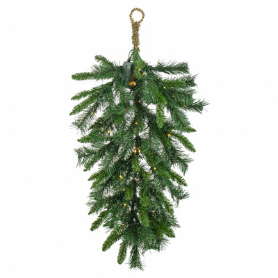 32" Pre-Lit Battery Operated Princess Pine Teardrop (82 Tip)