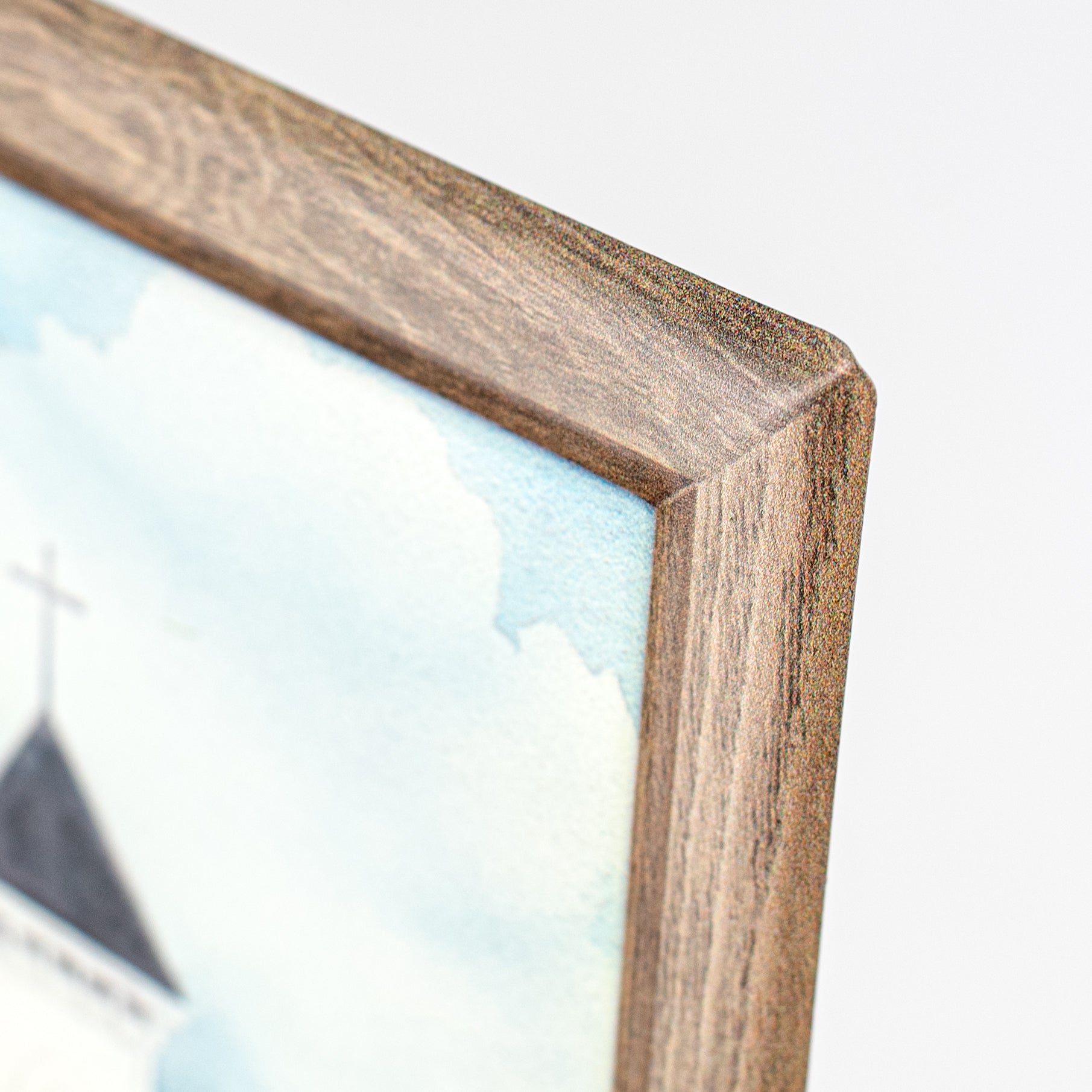 12" All Are Welcome Church Window Sign detail photo 4