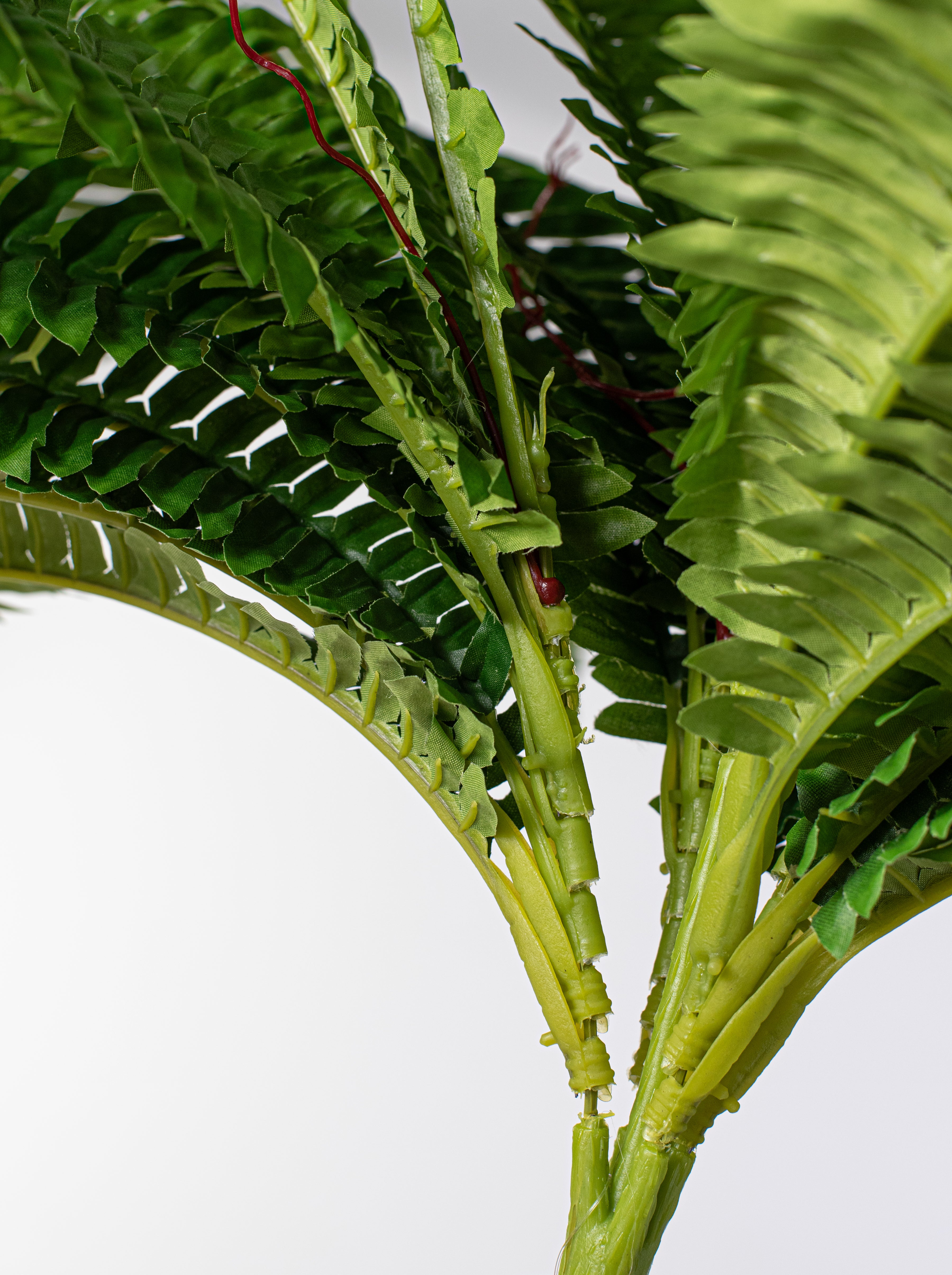 26" Artificial Boston Fern Bush detail photo 4
