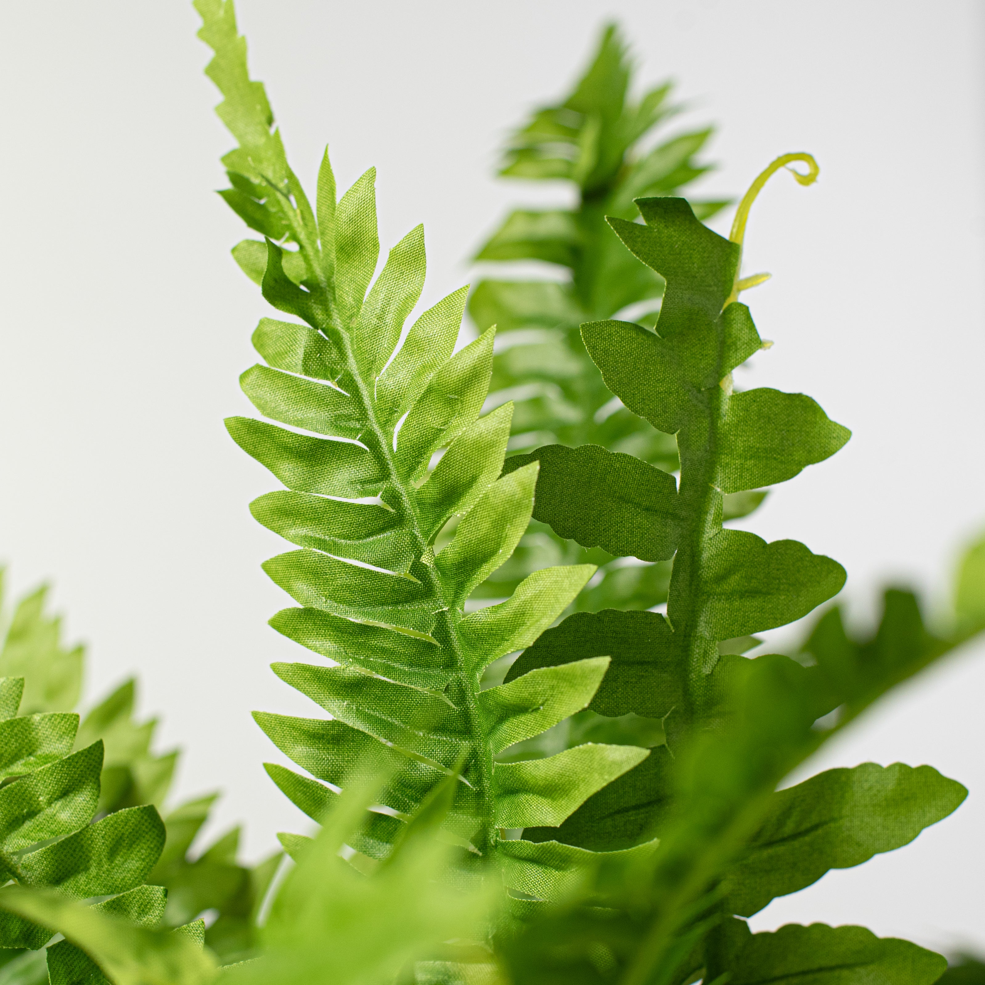 26" Artificial Boston Fern Bush detail photo 5