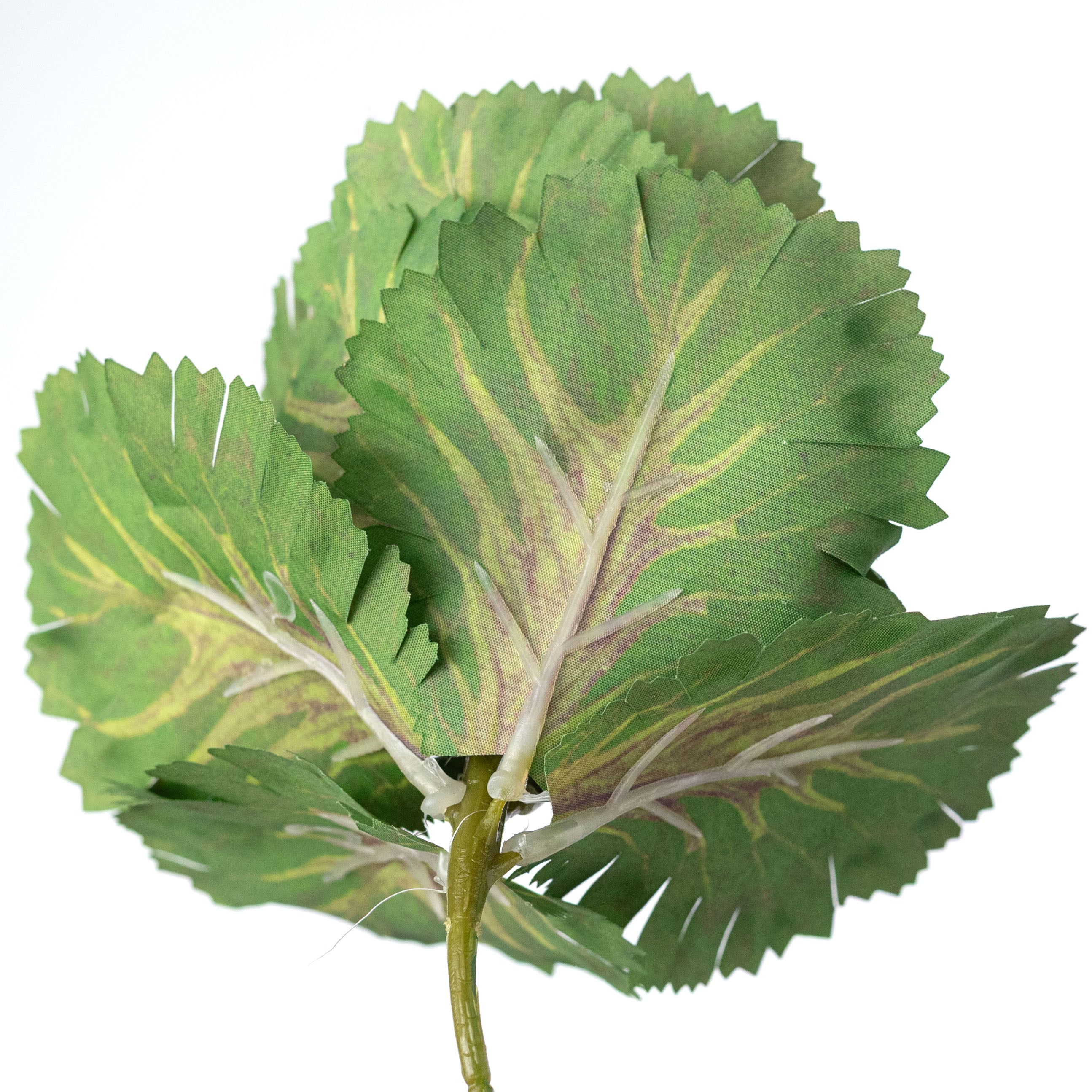 9" Artificial Cabbage Plant Pick: Green detail photo 4