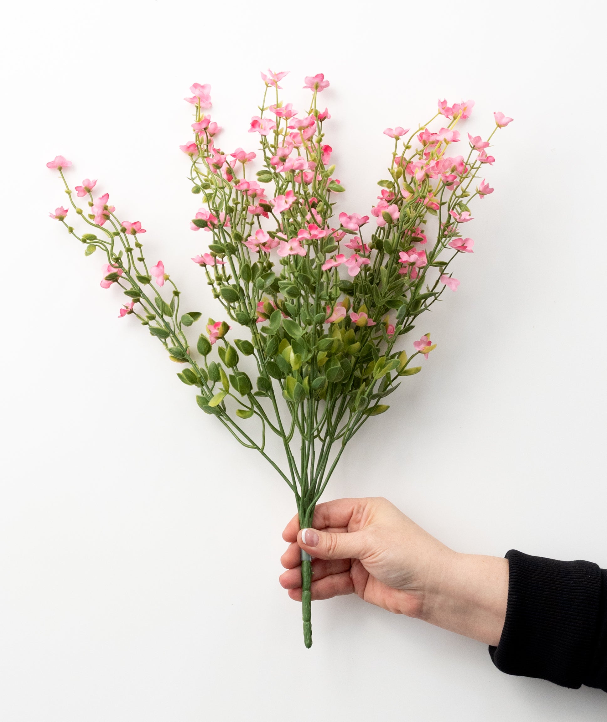 17" Artificial Forget-Me-Not Bush: Pink detail photo 3