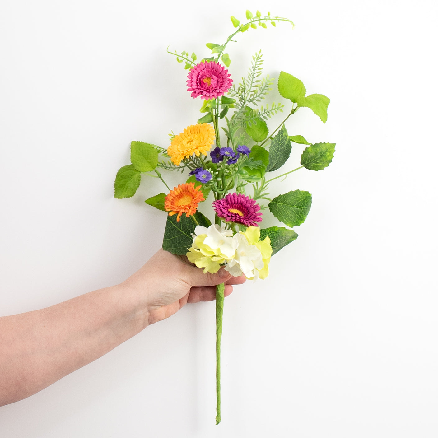 20" Aster & Hydrangea Flower Pick detail photo 3