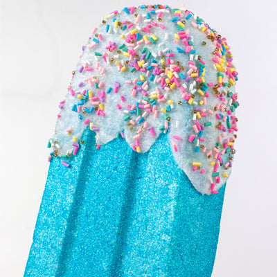 21" x 4" Sprinkle Popsicle Spray: Blue