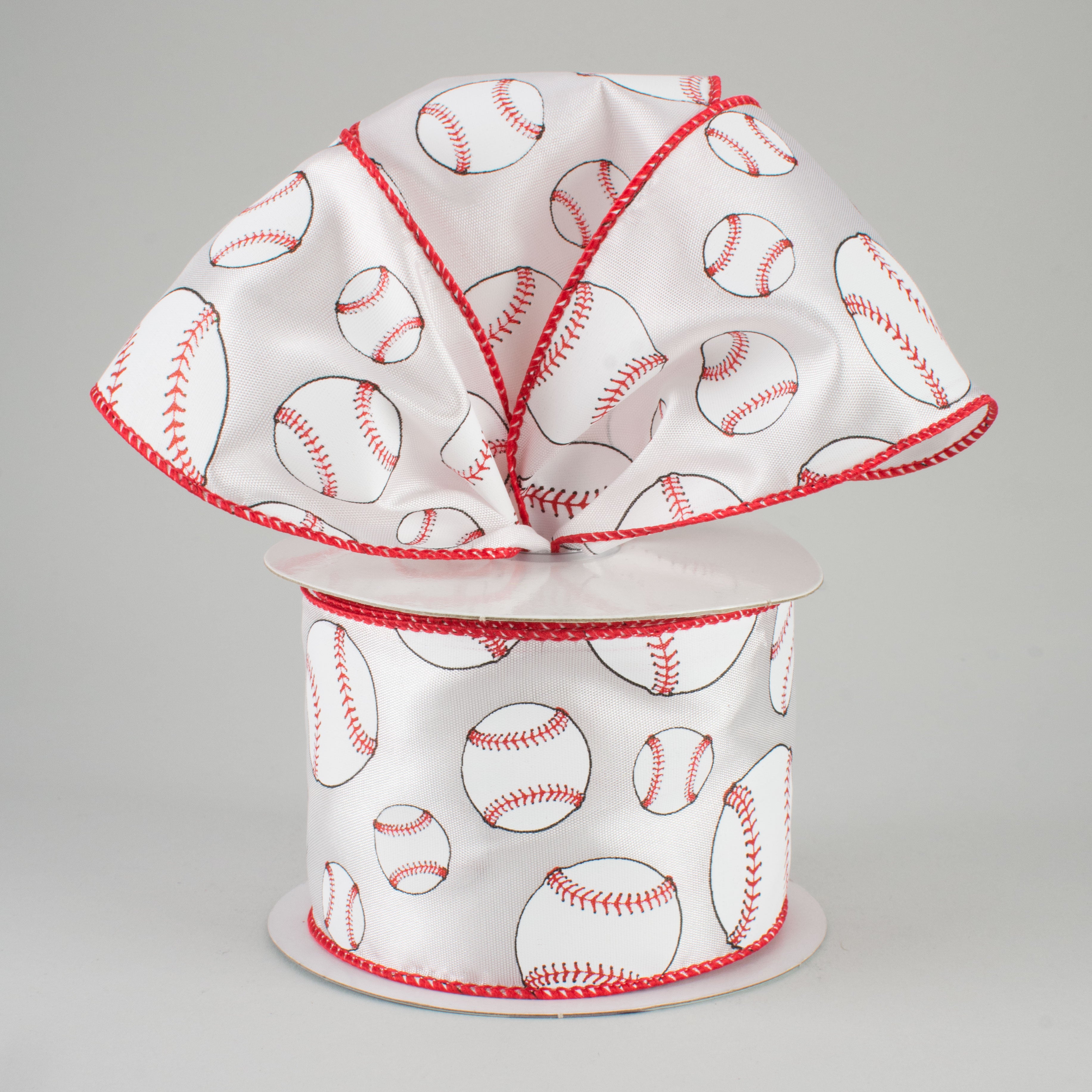 2.5" Baseball Ribbon (10 Yards) Lifestyle Photo