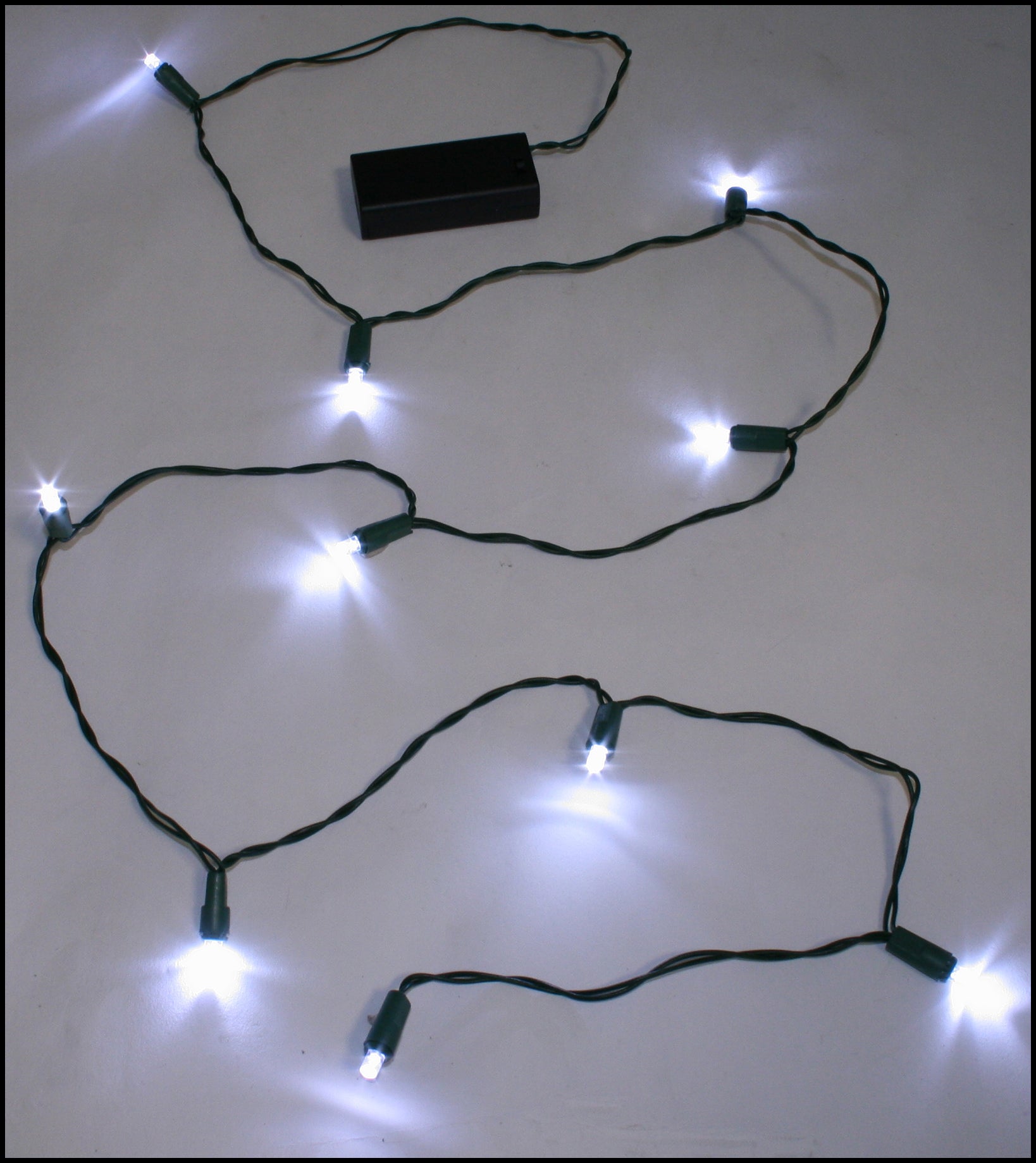 Battery Light Strand: 10 LED White detail photo 3