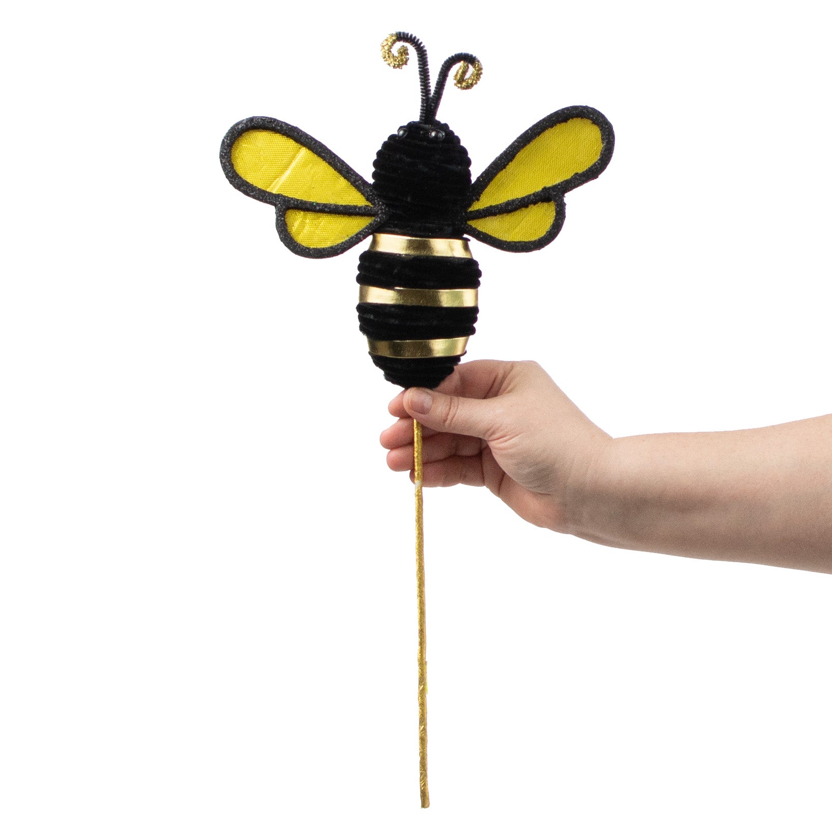 18" Bee Pick: Metallic Gold & Black detail photo 3
