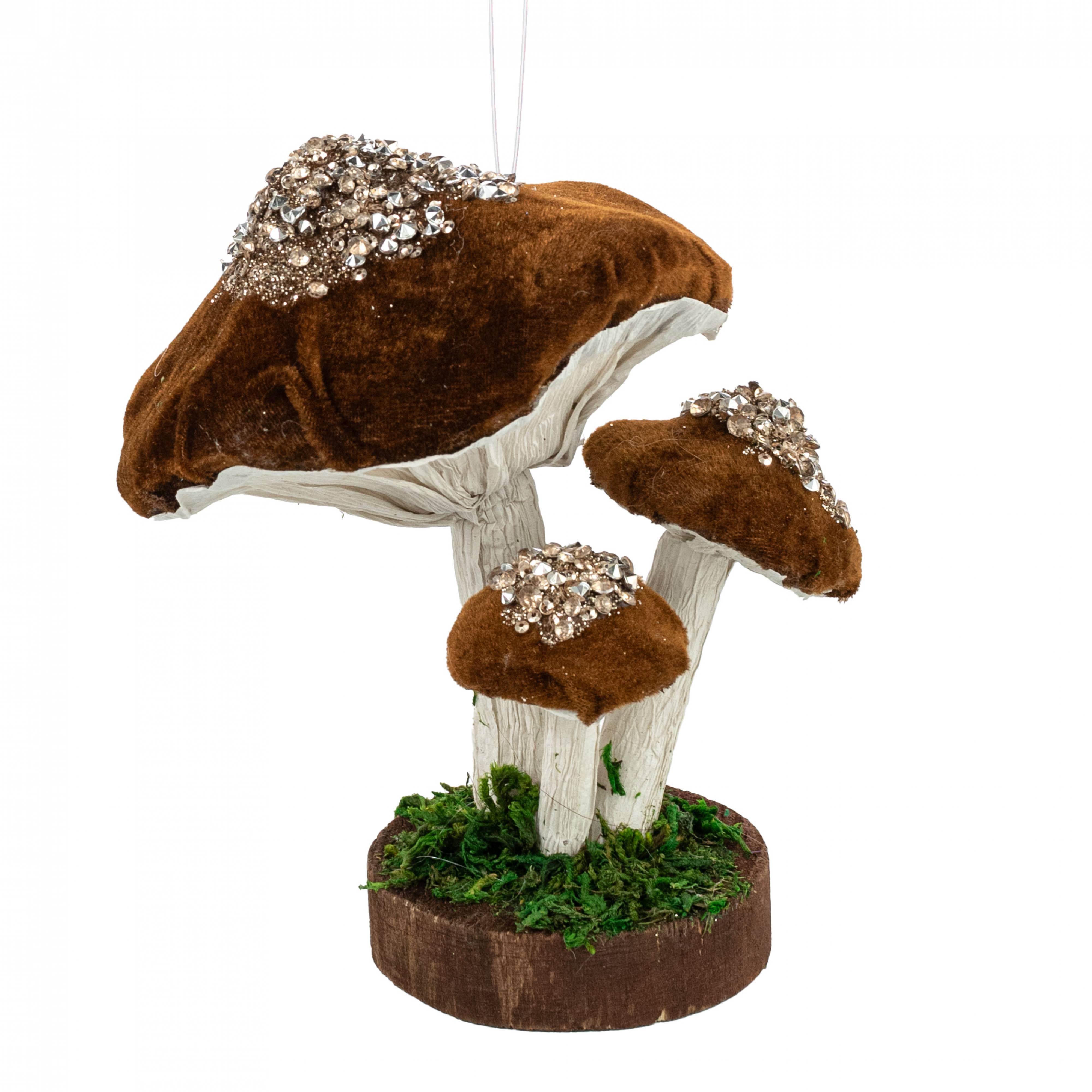 7" Bejeweled Mushroom Patch Ornament Item Number: 232983