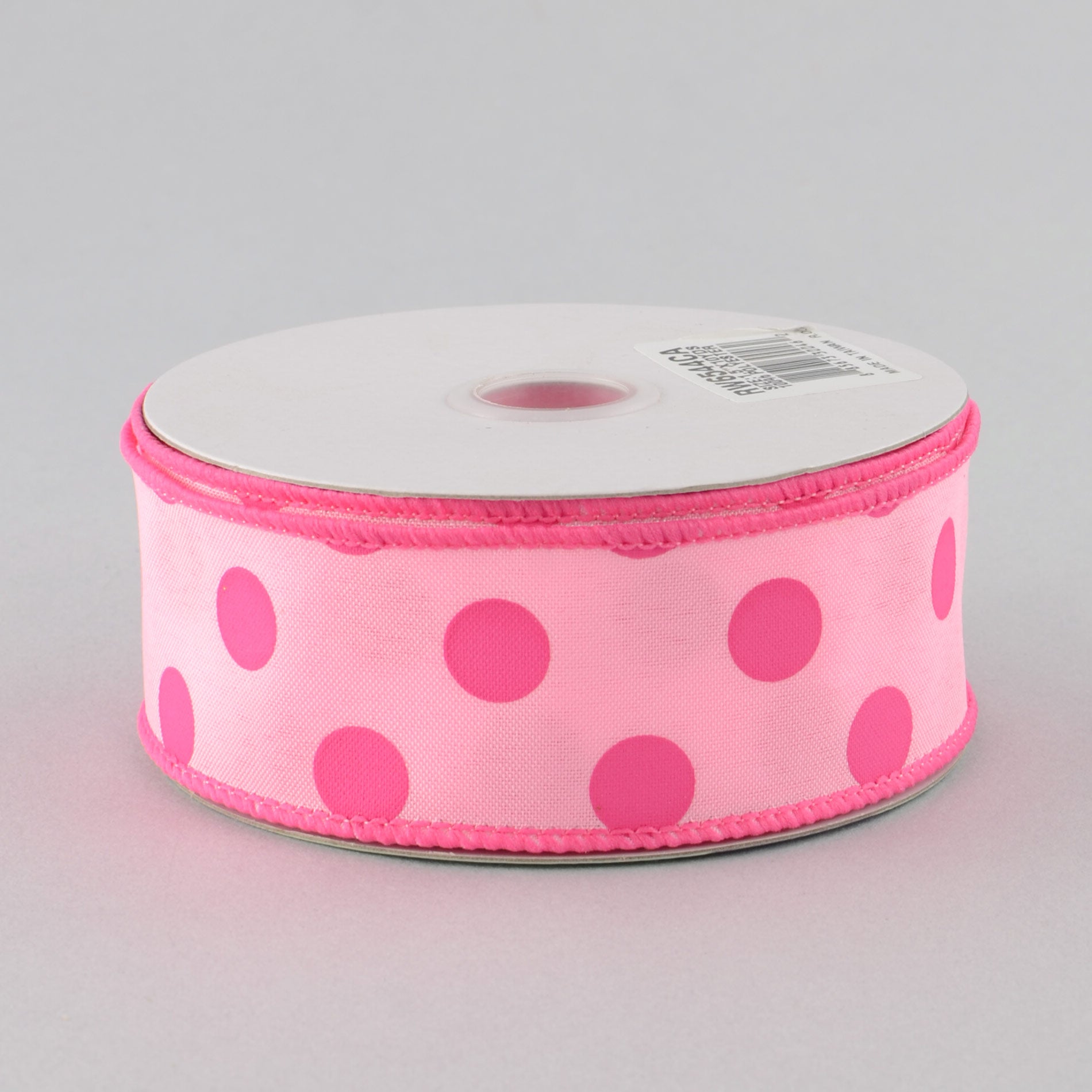 1.5" Big Polka Dot Ribbon: Pink & Fuchsia (10 Yards)