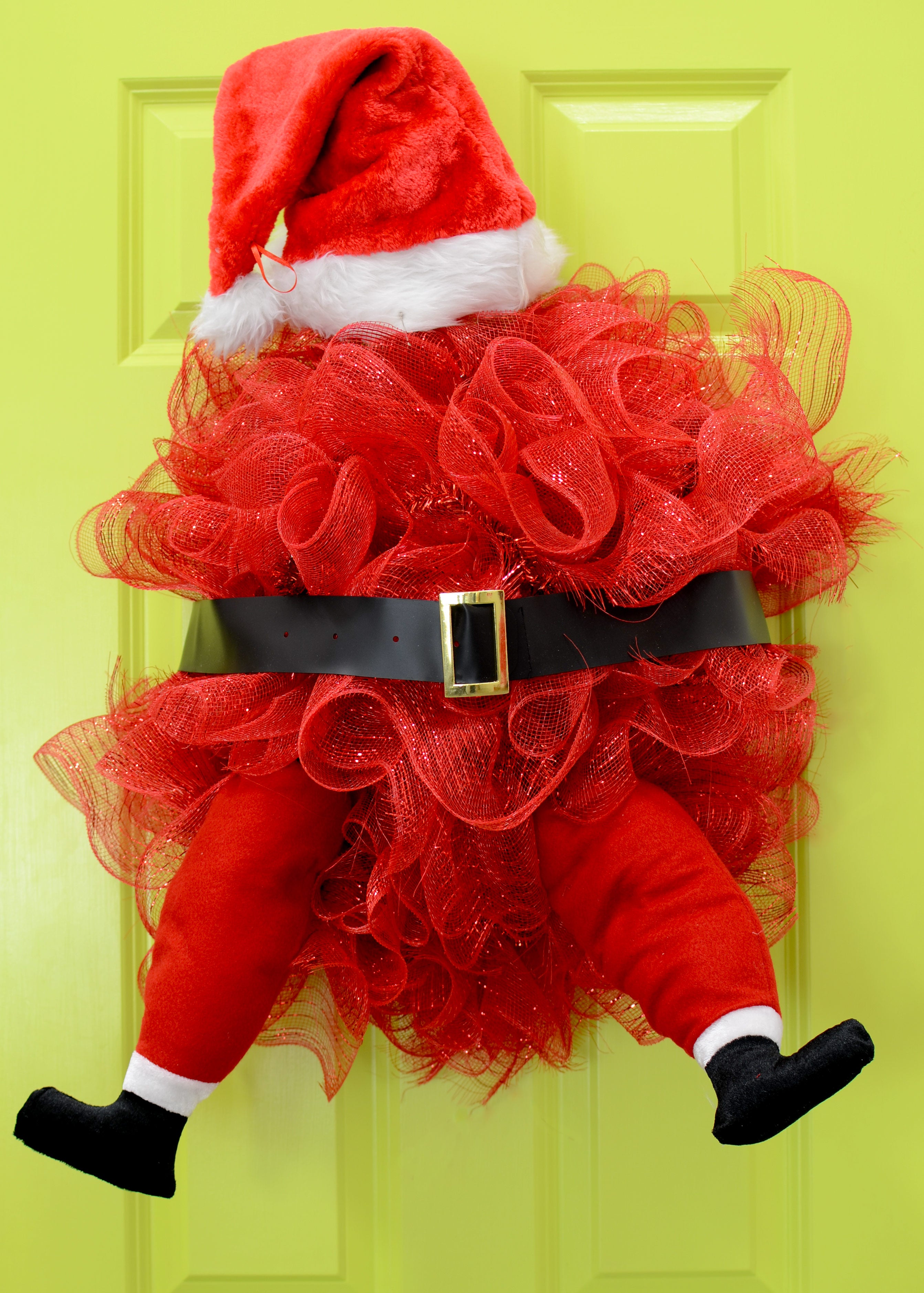 2" Black Santa Belt detail photo 3