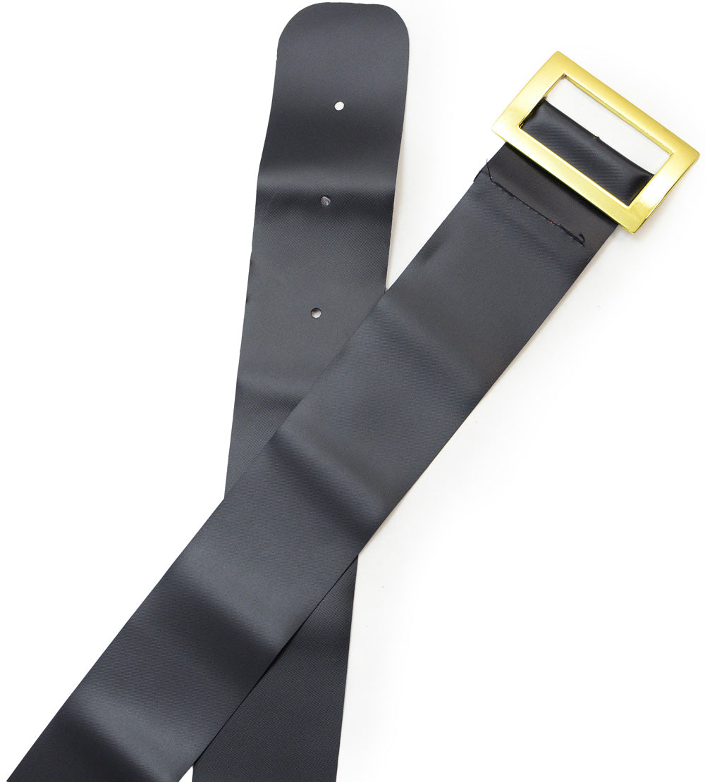 2" Black Santa Belt