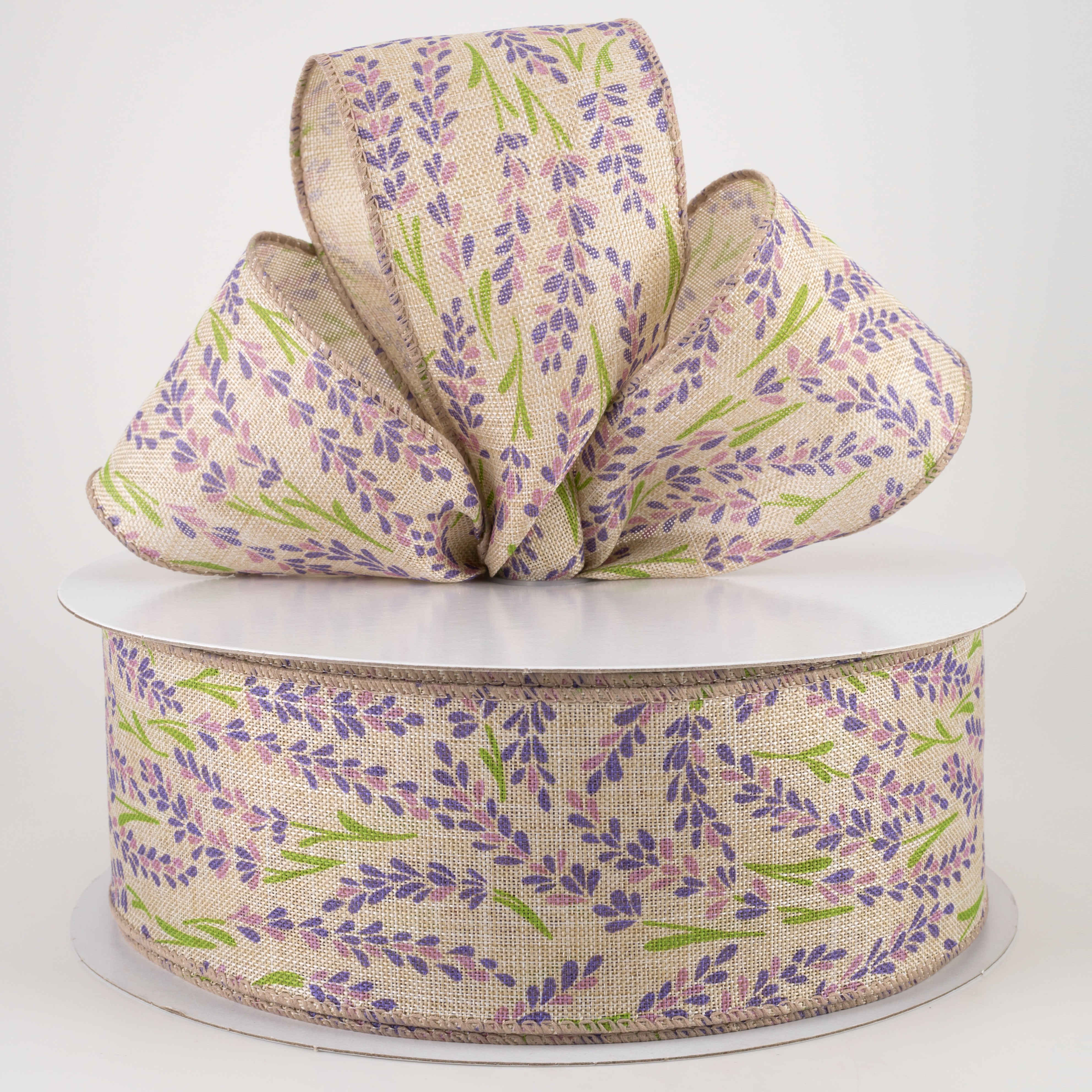 2.5" Bluebonnet Ribbon: Lavender (50 Yards) Lifestyle Photo