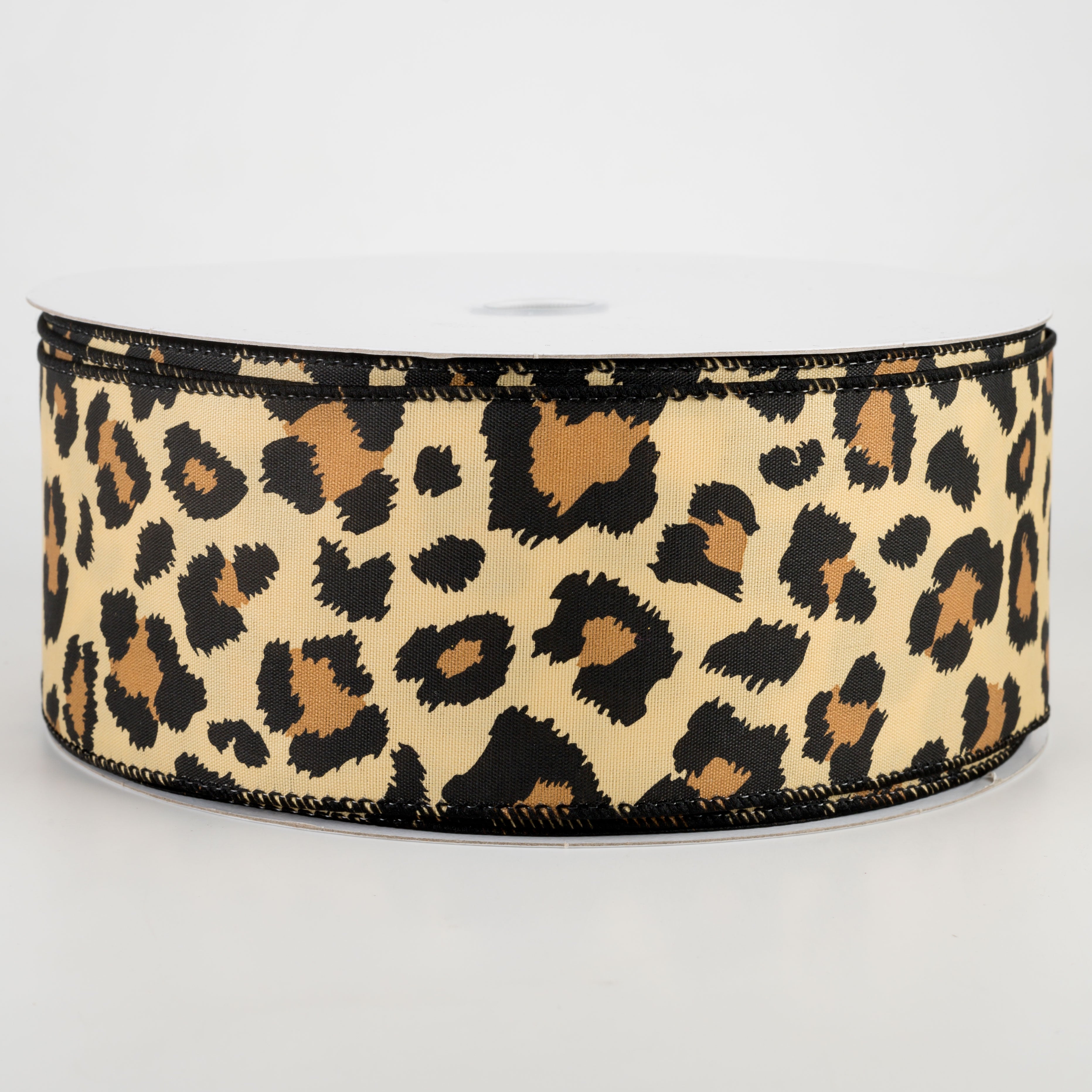 2.5" Bold Satin Cheetah Print Ribbon (50 Yards) Item Number: 861-40-159