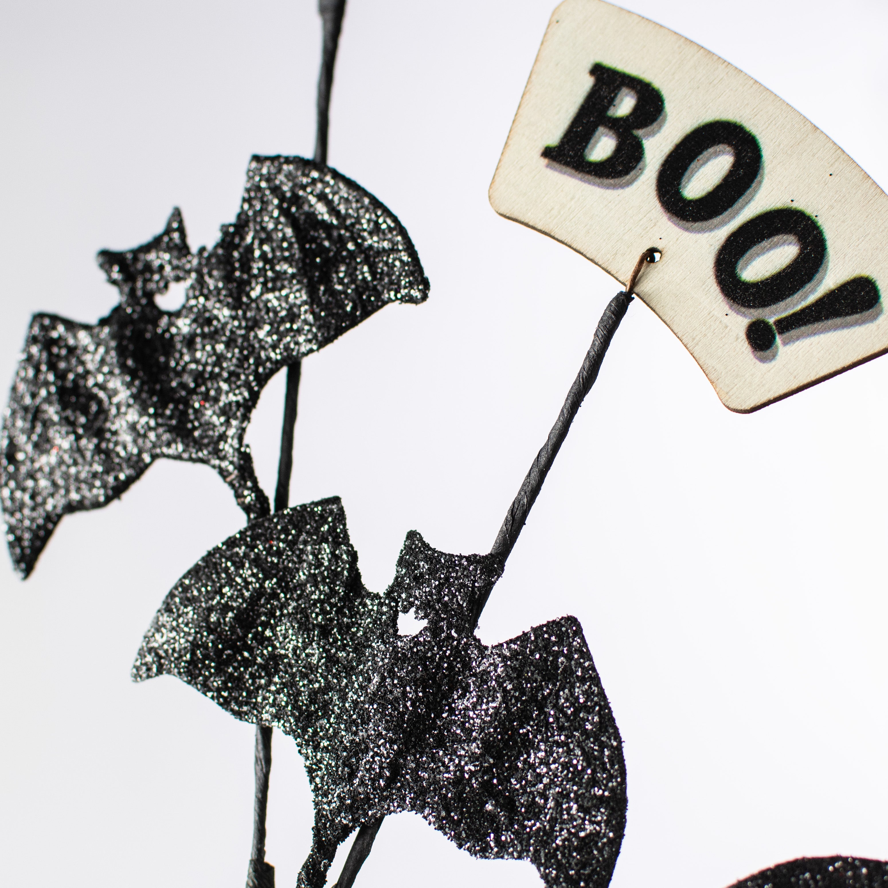 25" Boo & Glitter Bats Spray Lifestyle Photo