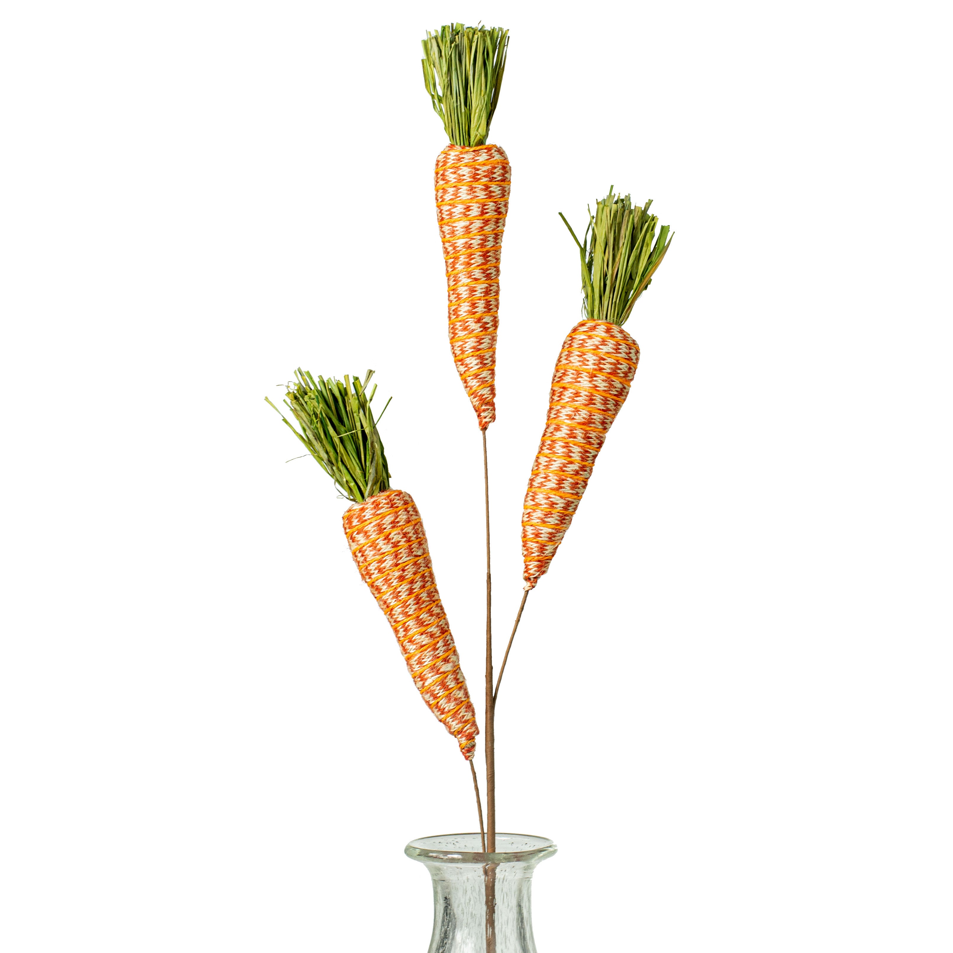 29" Braided Twine Carrot Spray Item Number: 62532OR
