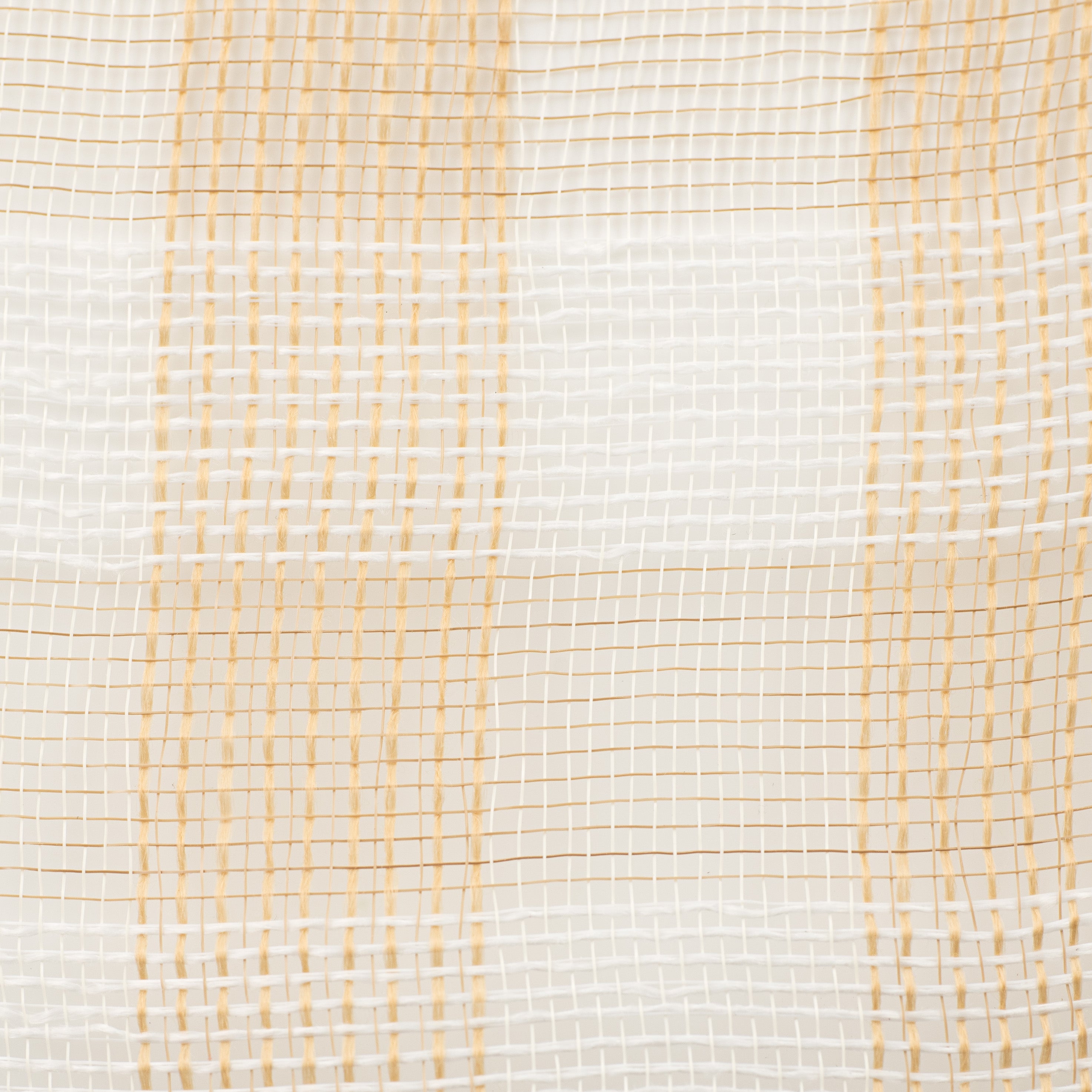 10" Buffalo Plaid Mesh: Natural & White detail photo 3