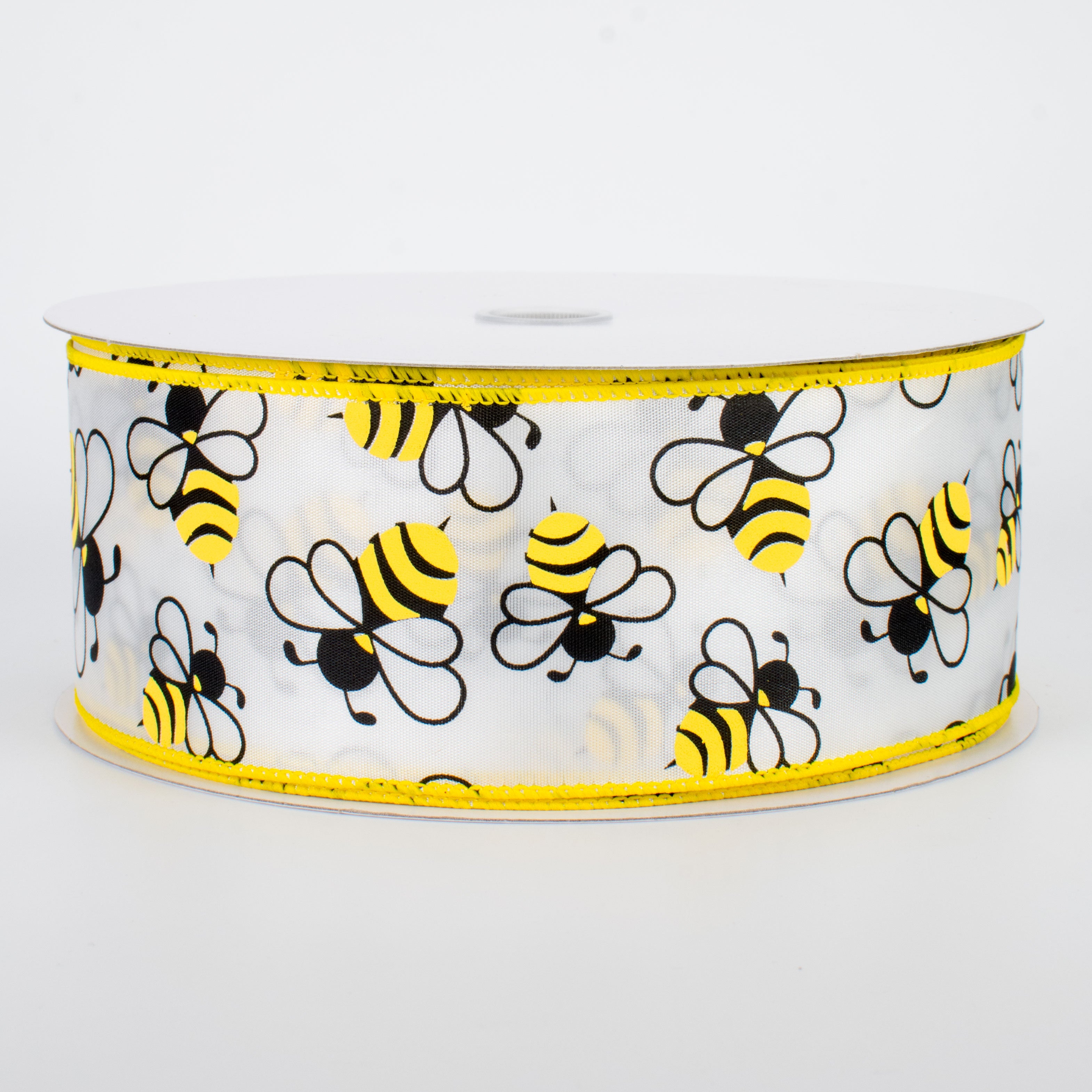 2.5" Bumble Bee Satin Ribbon (50 Yards)