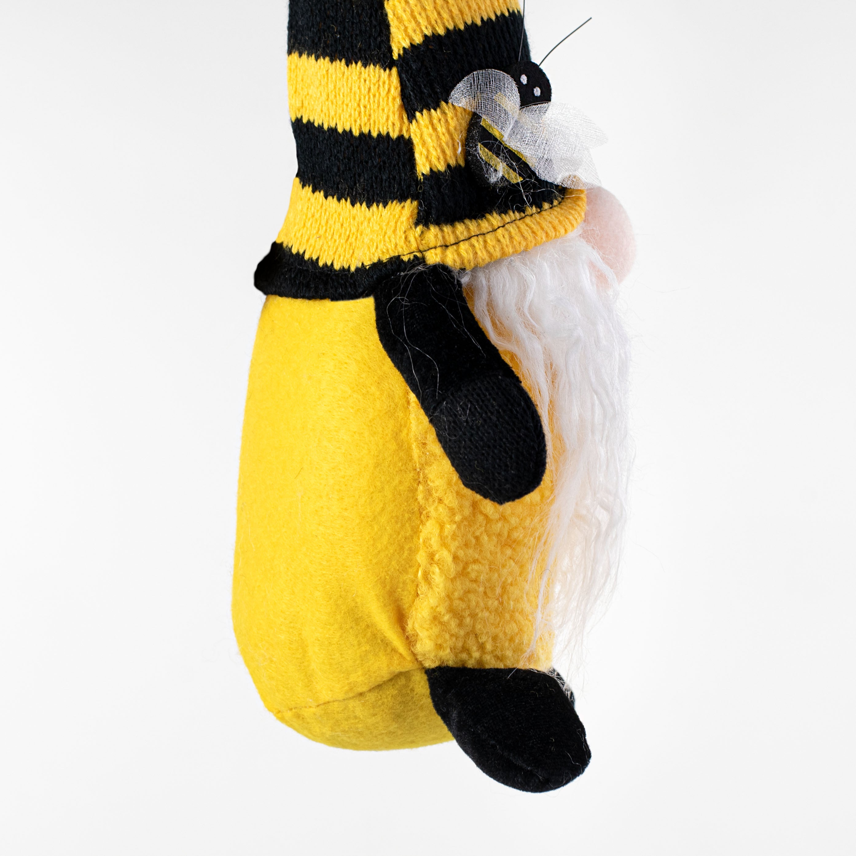 13" Bumble Bees Hat Sitting Gnome detail photo 4