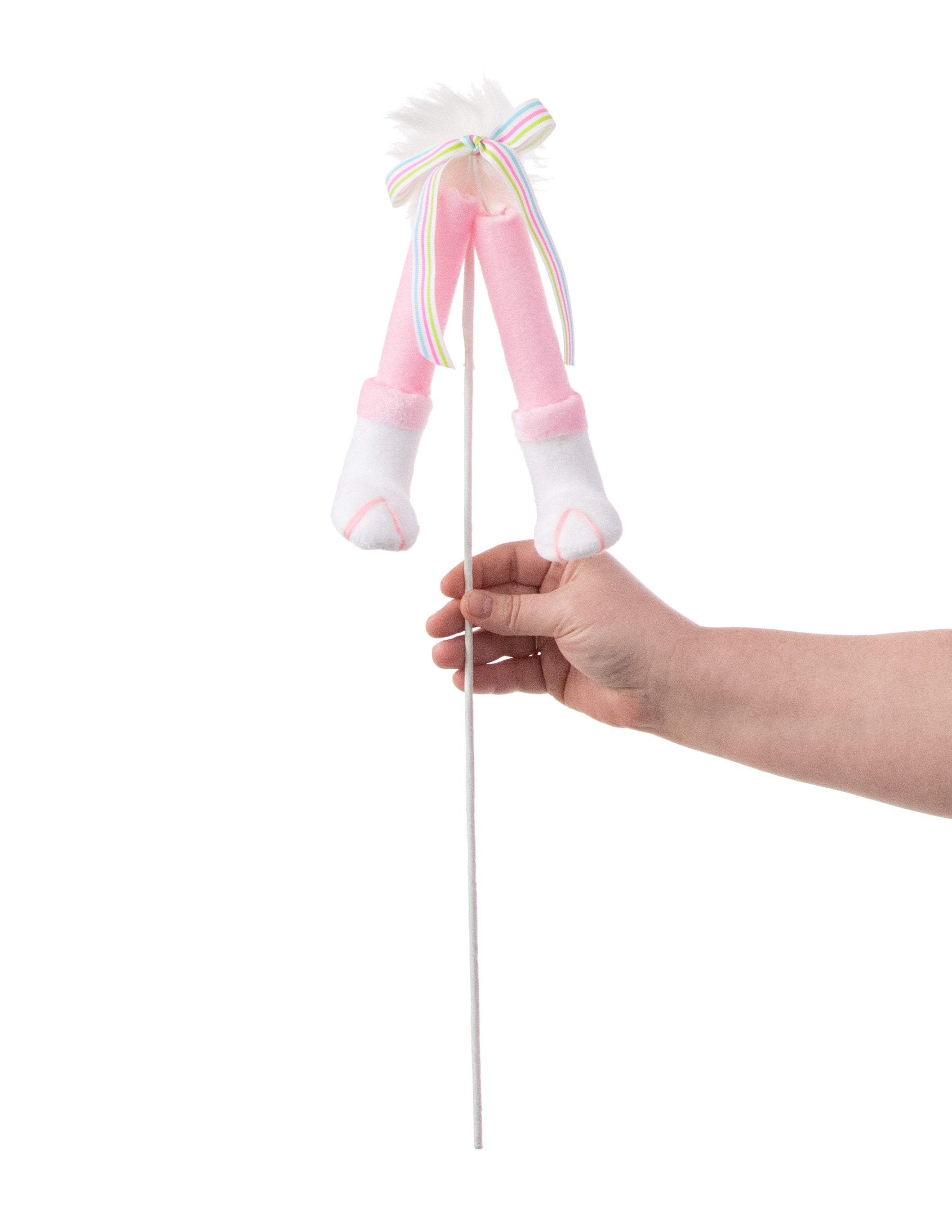 22" Bunny Legs & Tail Pick: Pink detail photo 3