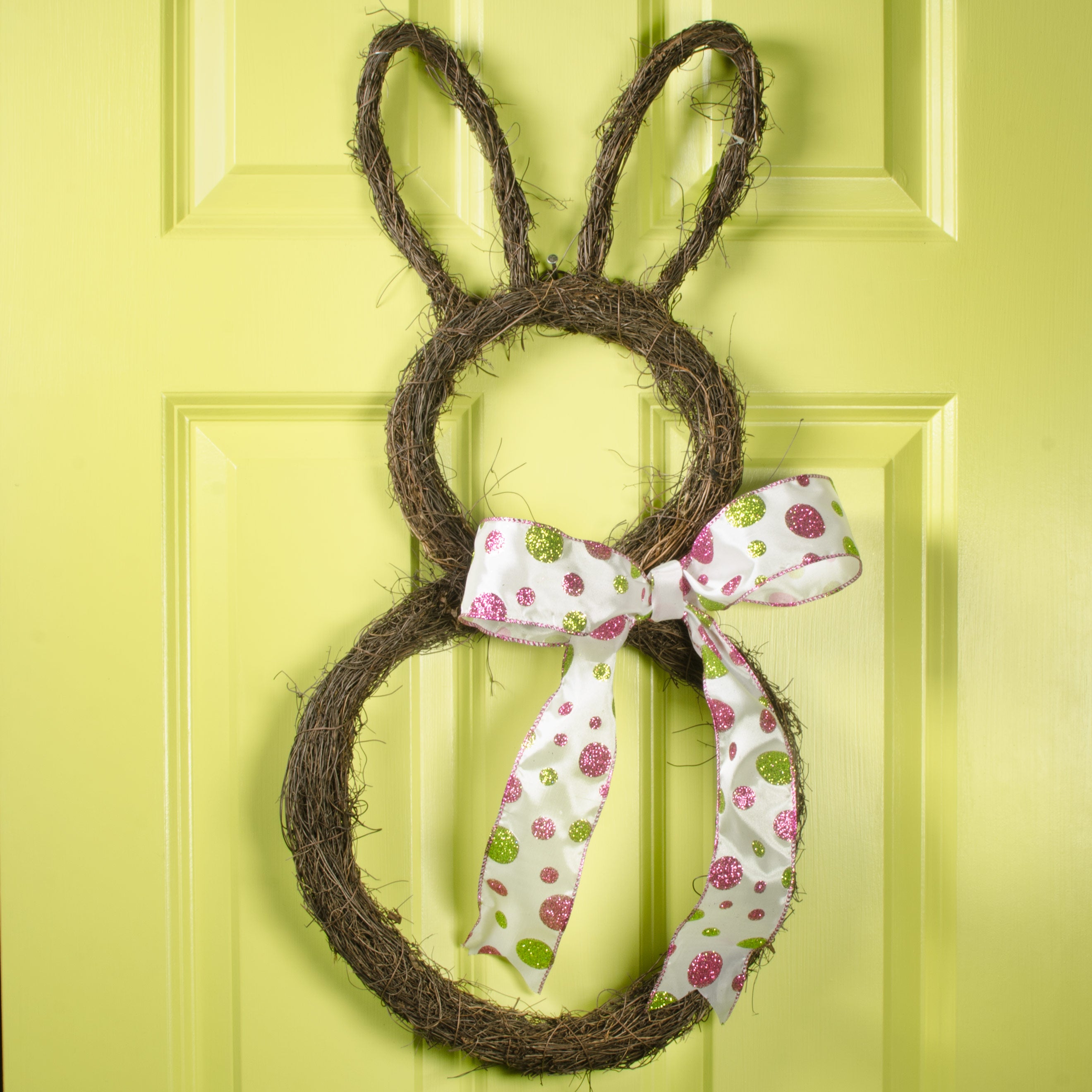 26" Bunny Outline Twig Form Lifestyle Photo