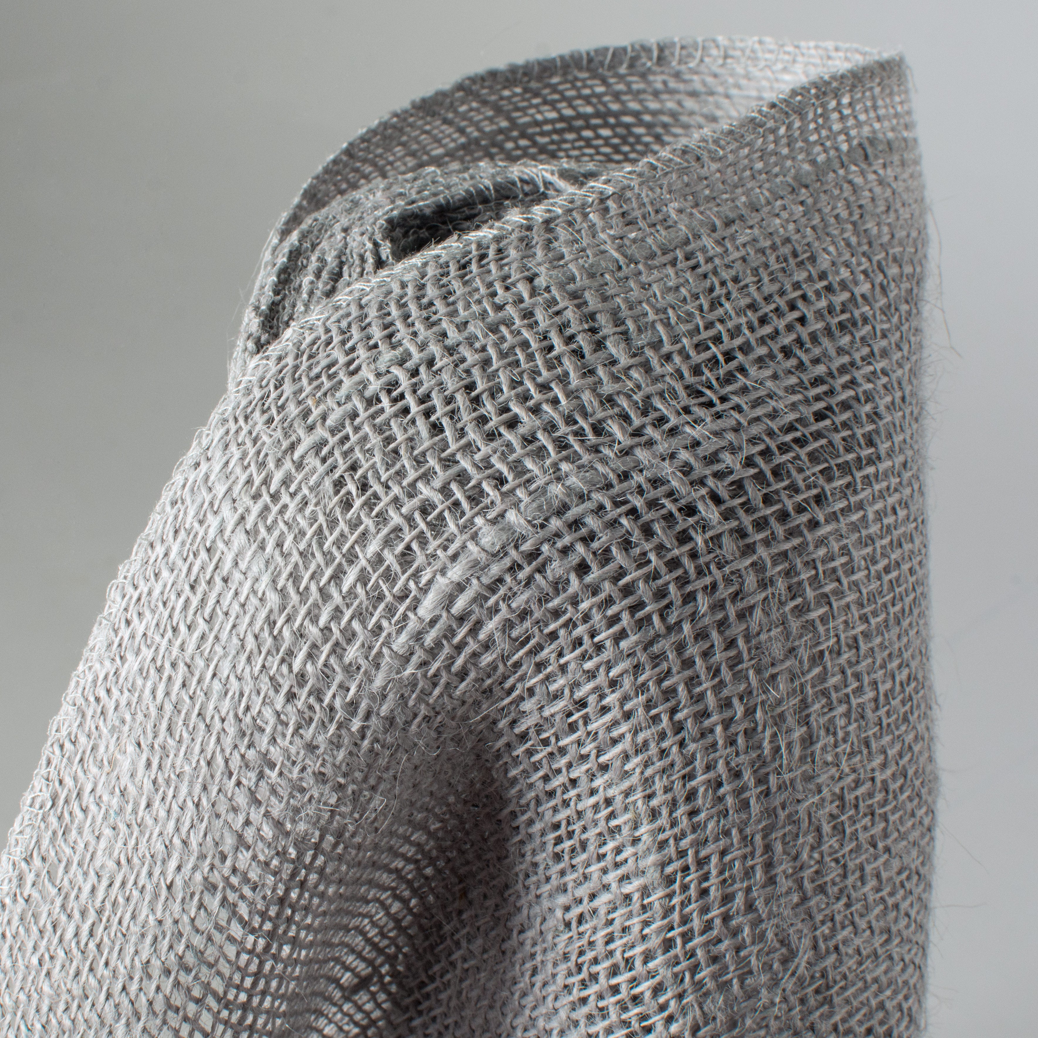 14" Burlap Fabric Roll: Silver (10 Yards) Lifestyle Photo