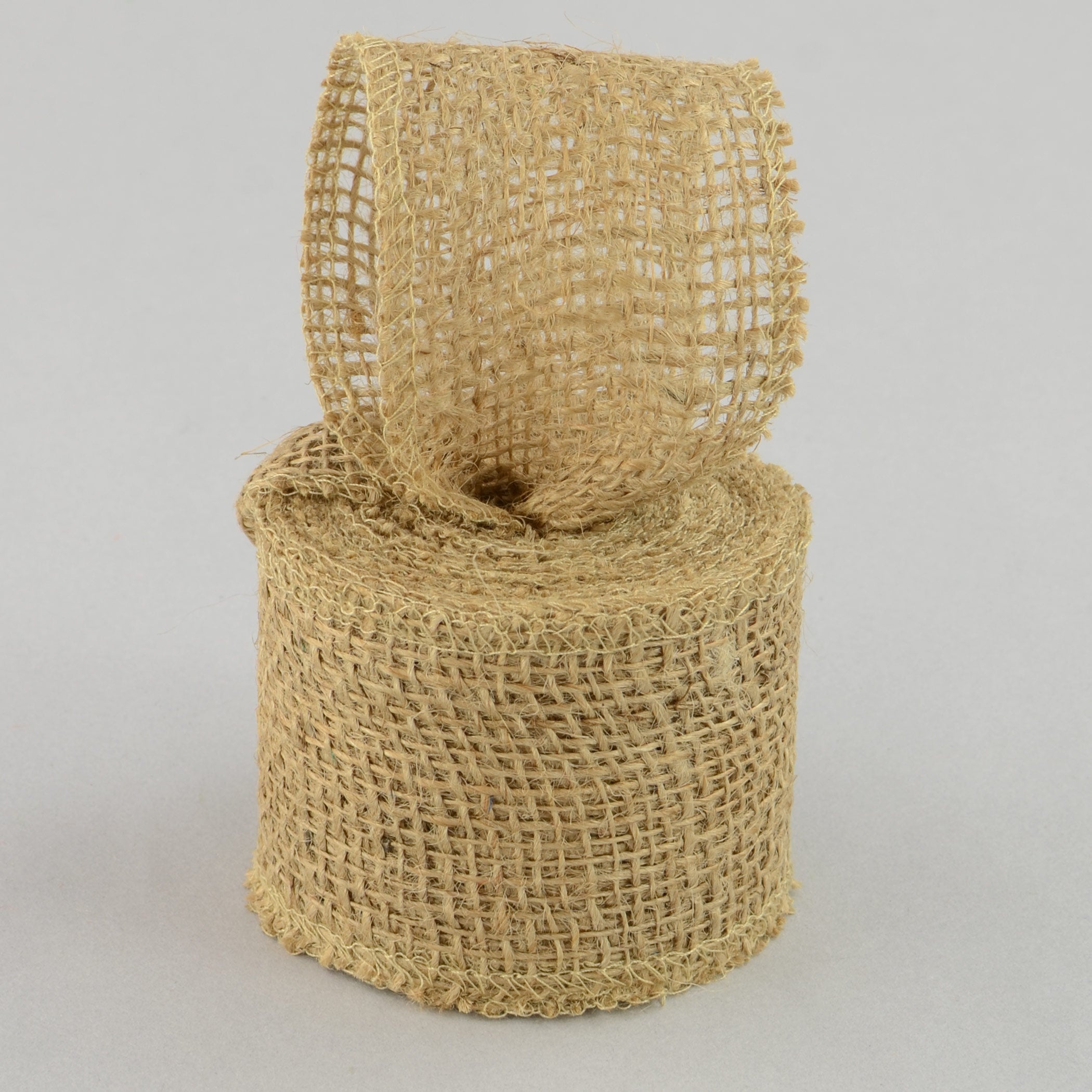2.5" Burlap Ribbon: Natural (10 Yards) Lifestyle Photo