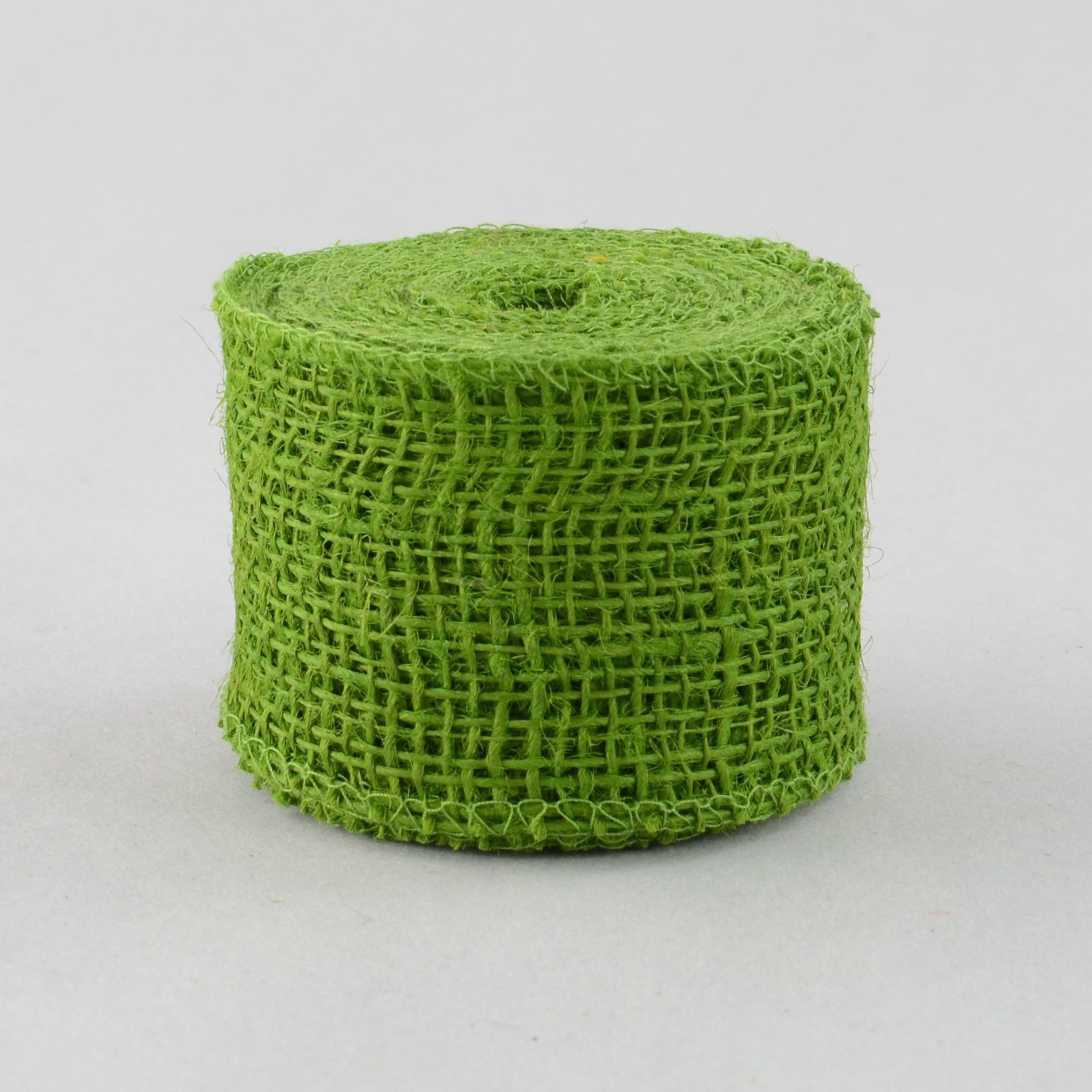 2.5" Burlap Ribbon: Olive Green (10 Yards) Item Number: JRH025-09